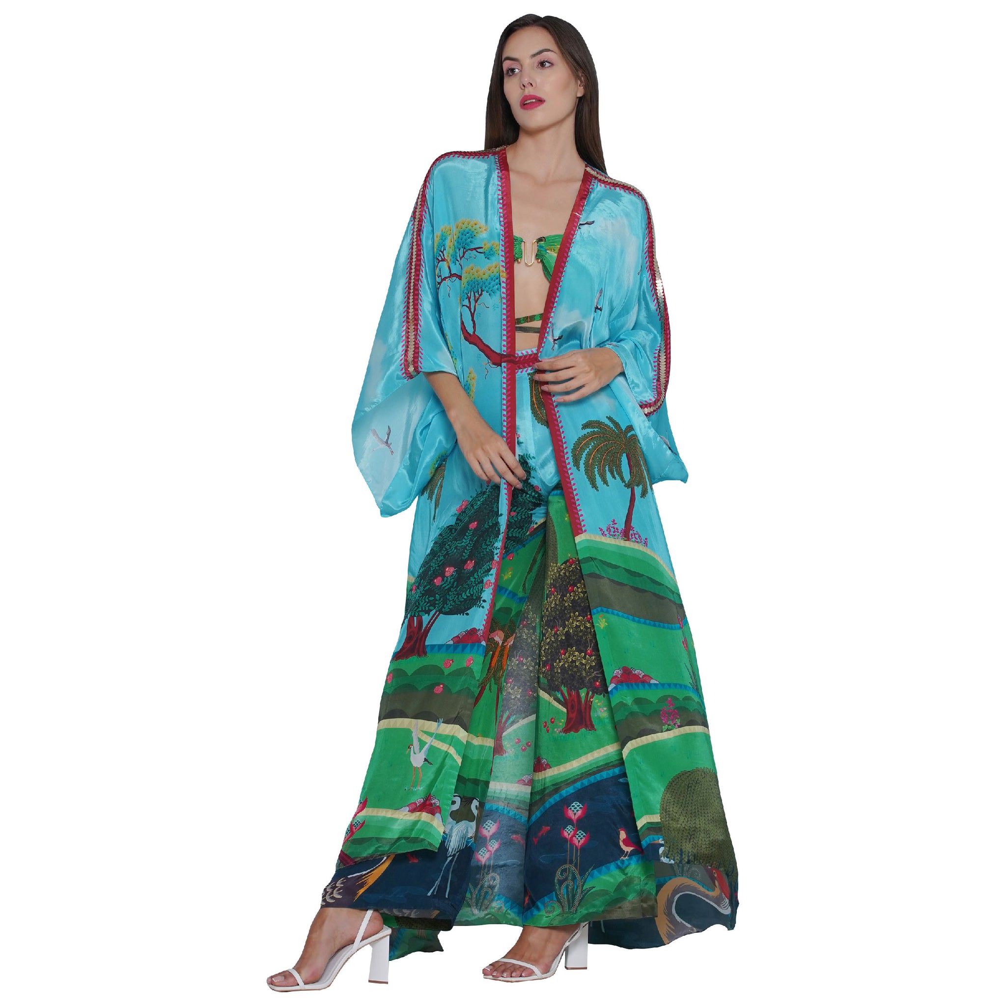 Embroidered Kimono