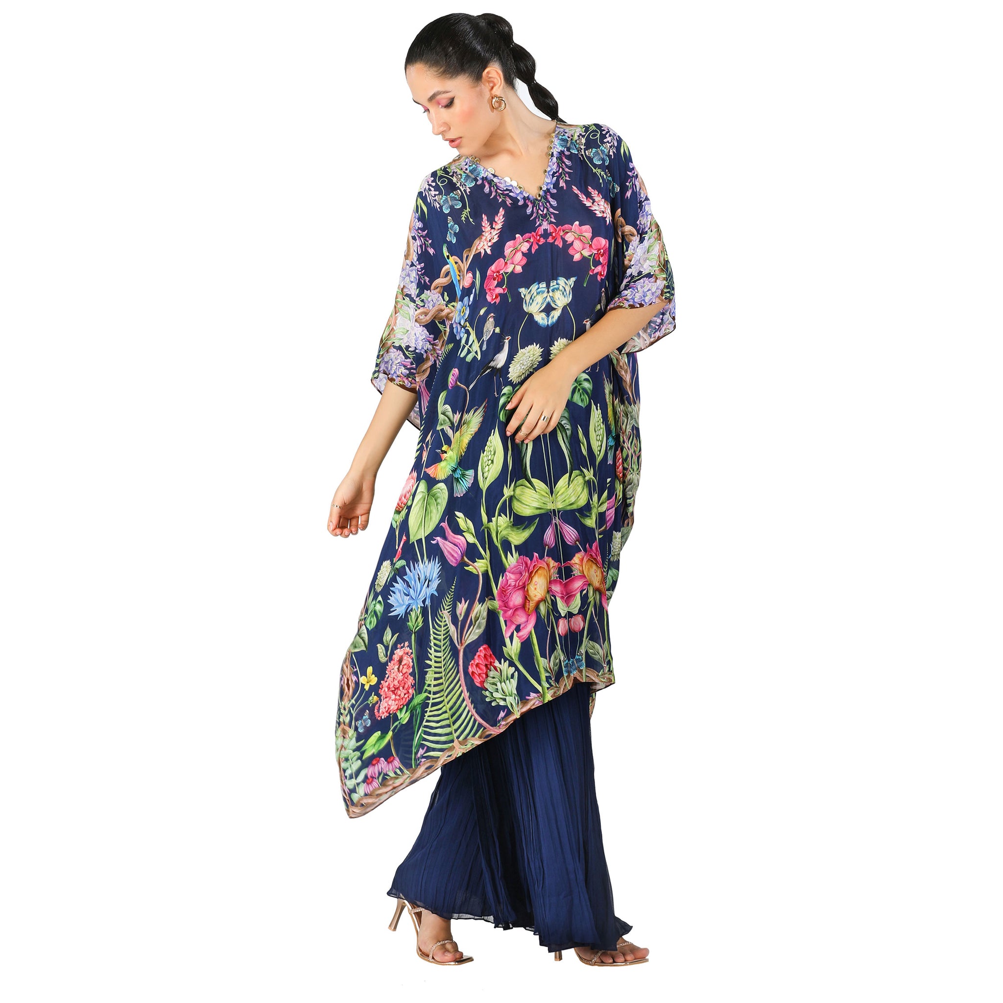 Embroidered Tunic Set