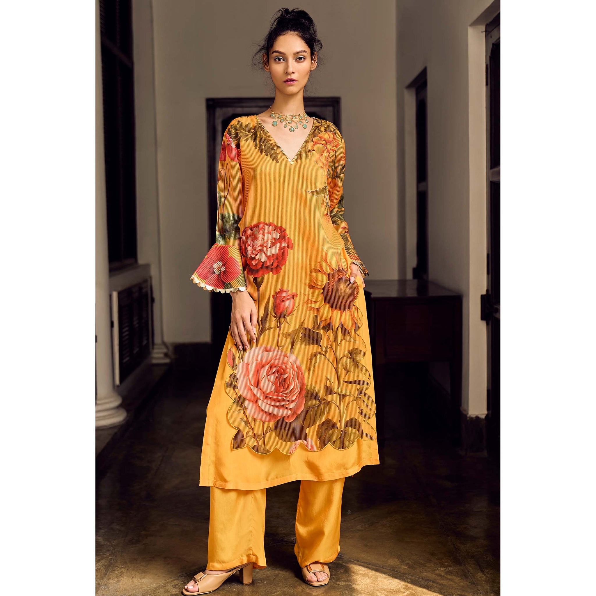 Embroidered Kurta Set