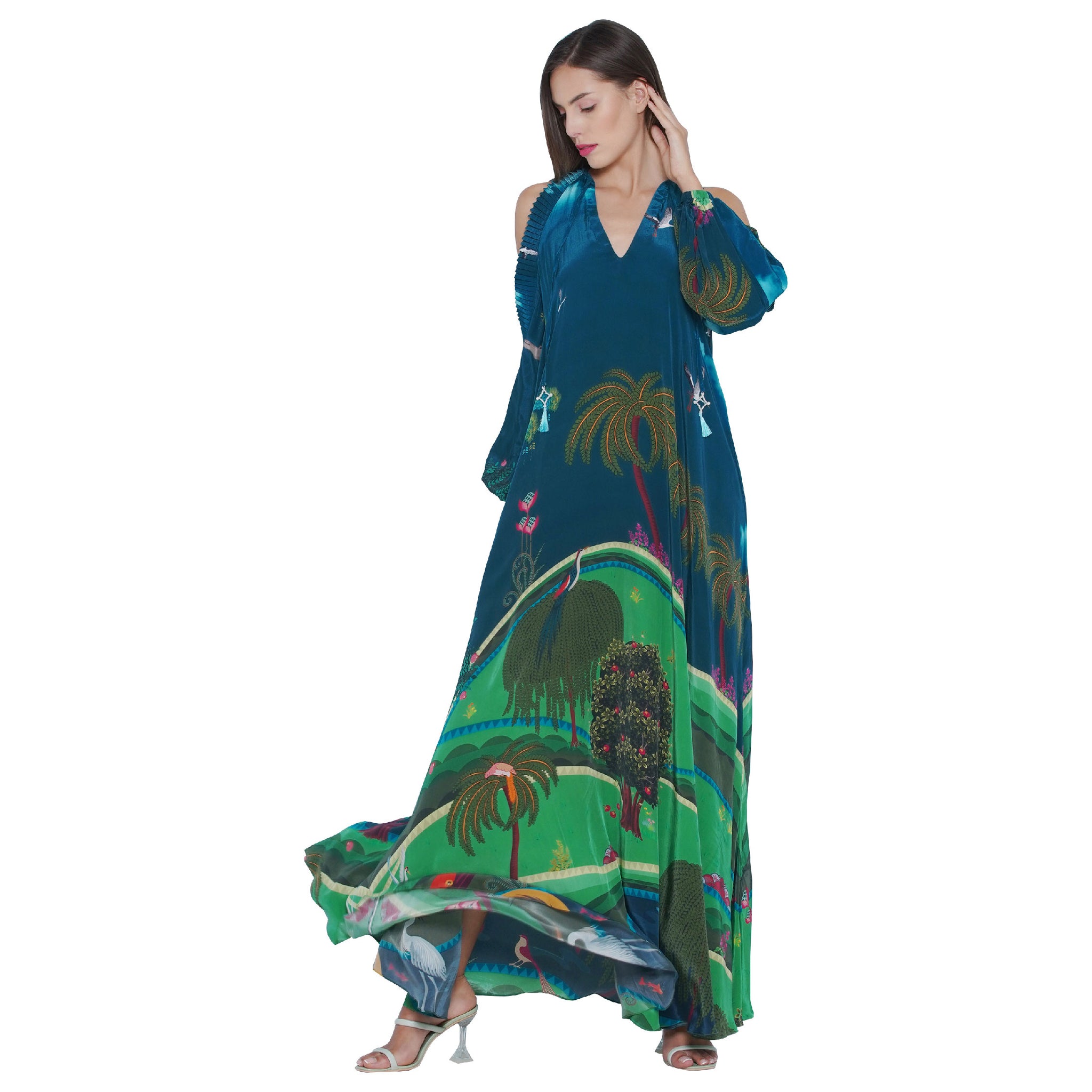 Printed Maxi Dress
