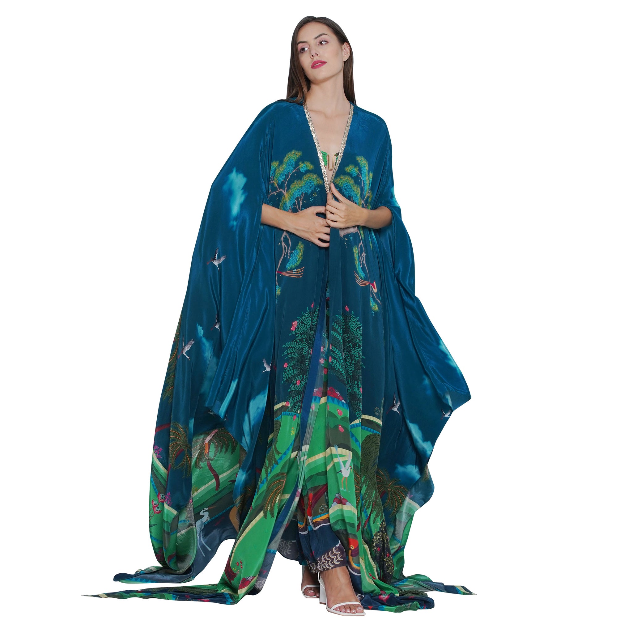 Embroidered Cape