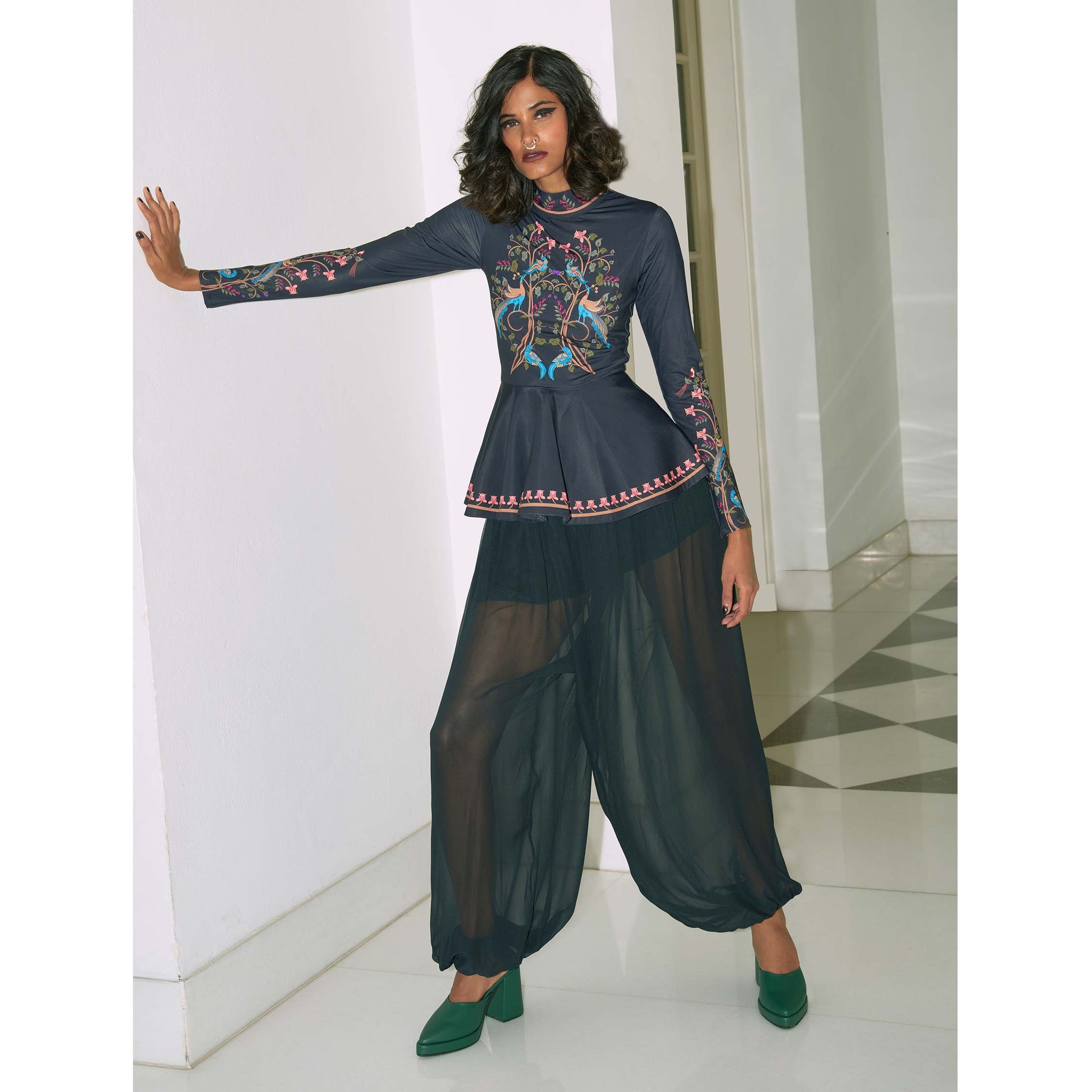 Statement Peplum Top