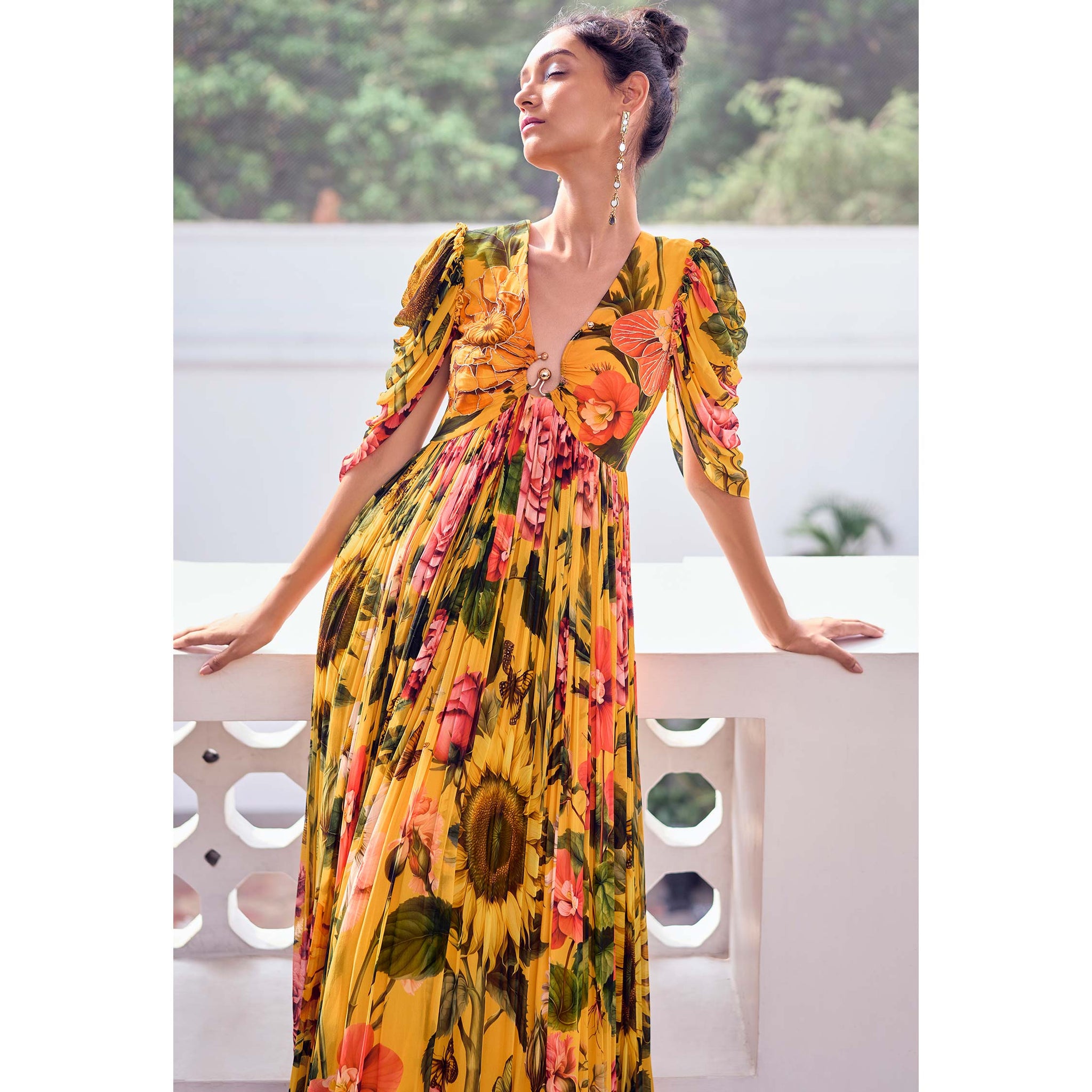 Embroidered Gown