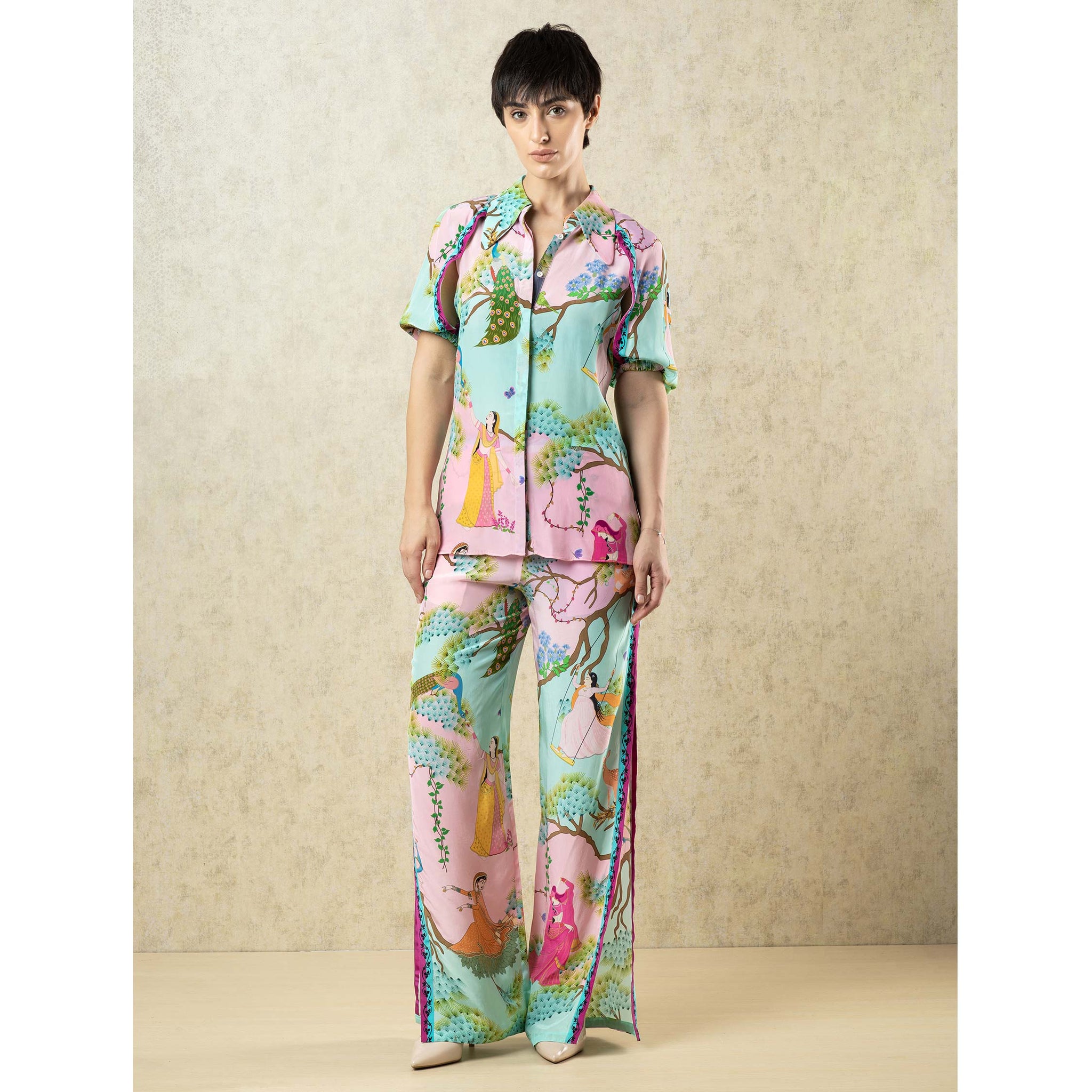 Printed Pants