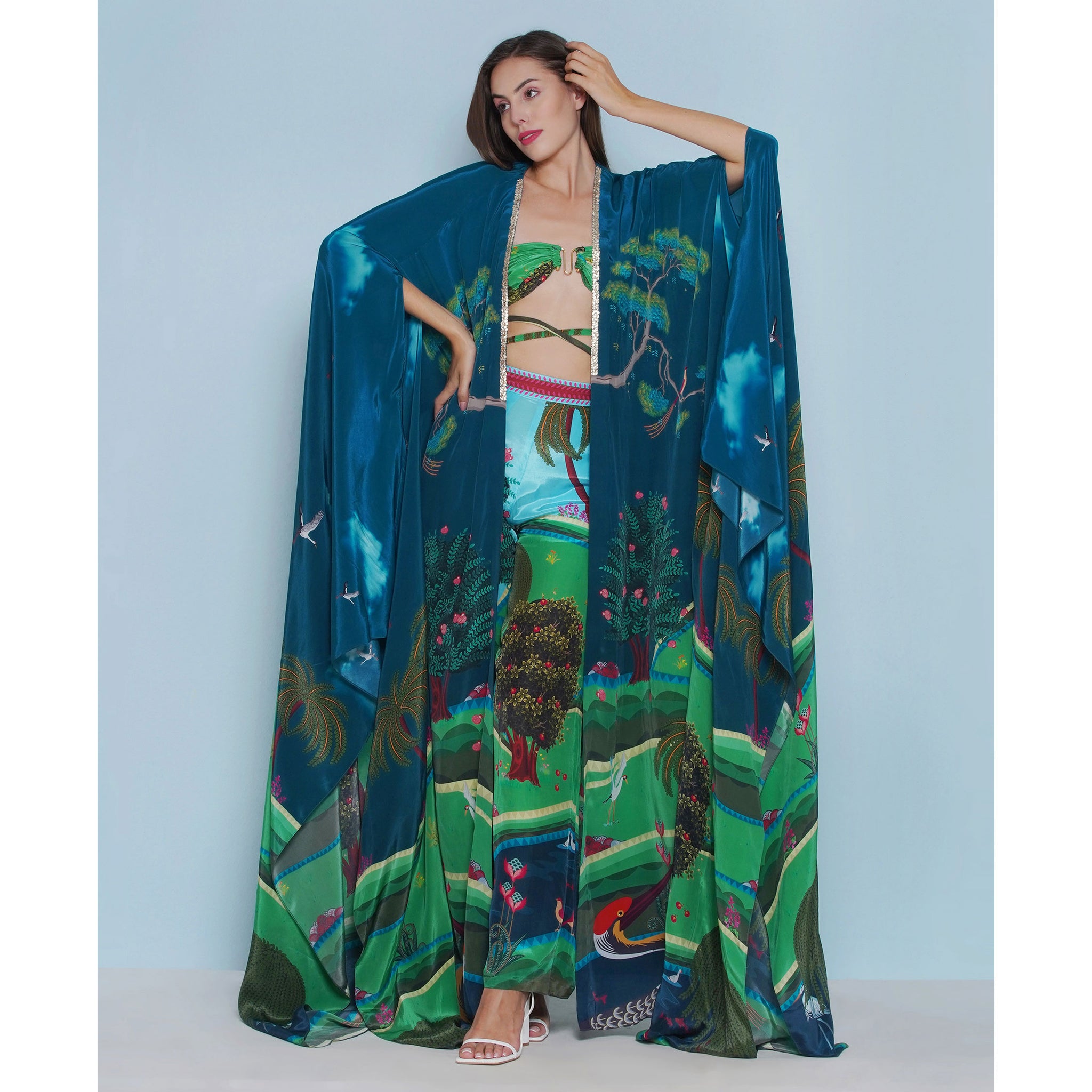 Embroidered Cape