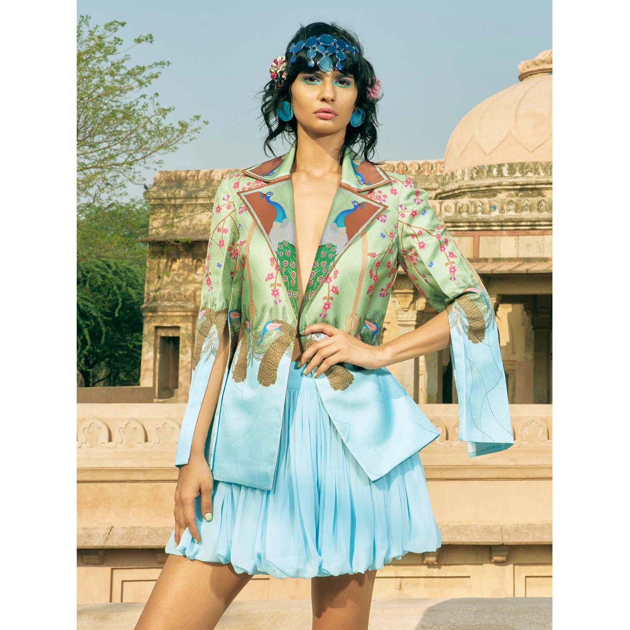 Balloon Hem Skirt