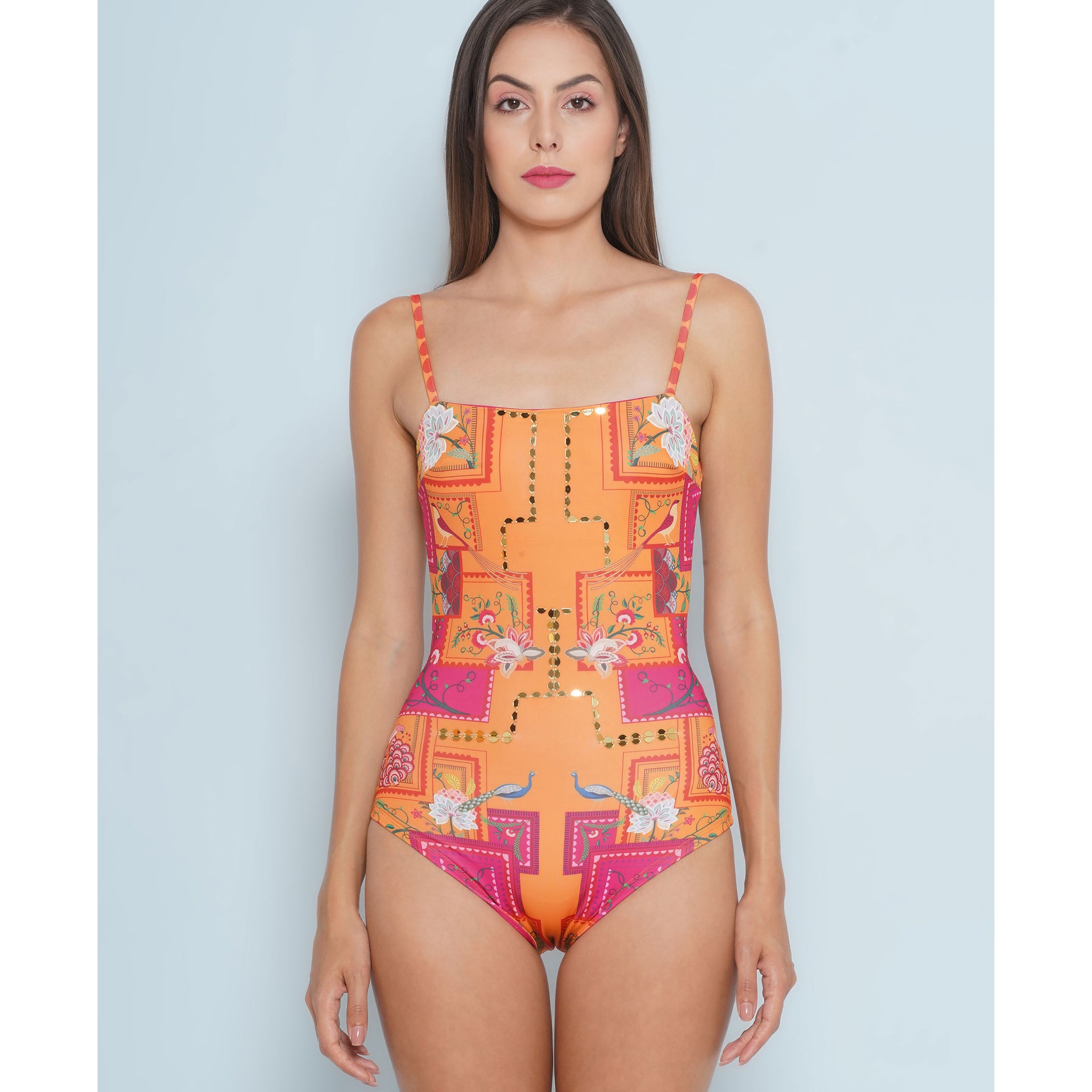Zi Embroidered Monokini