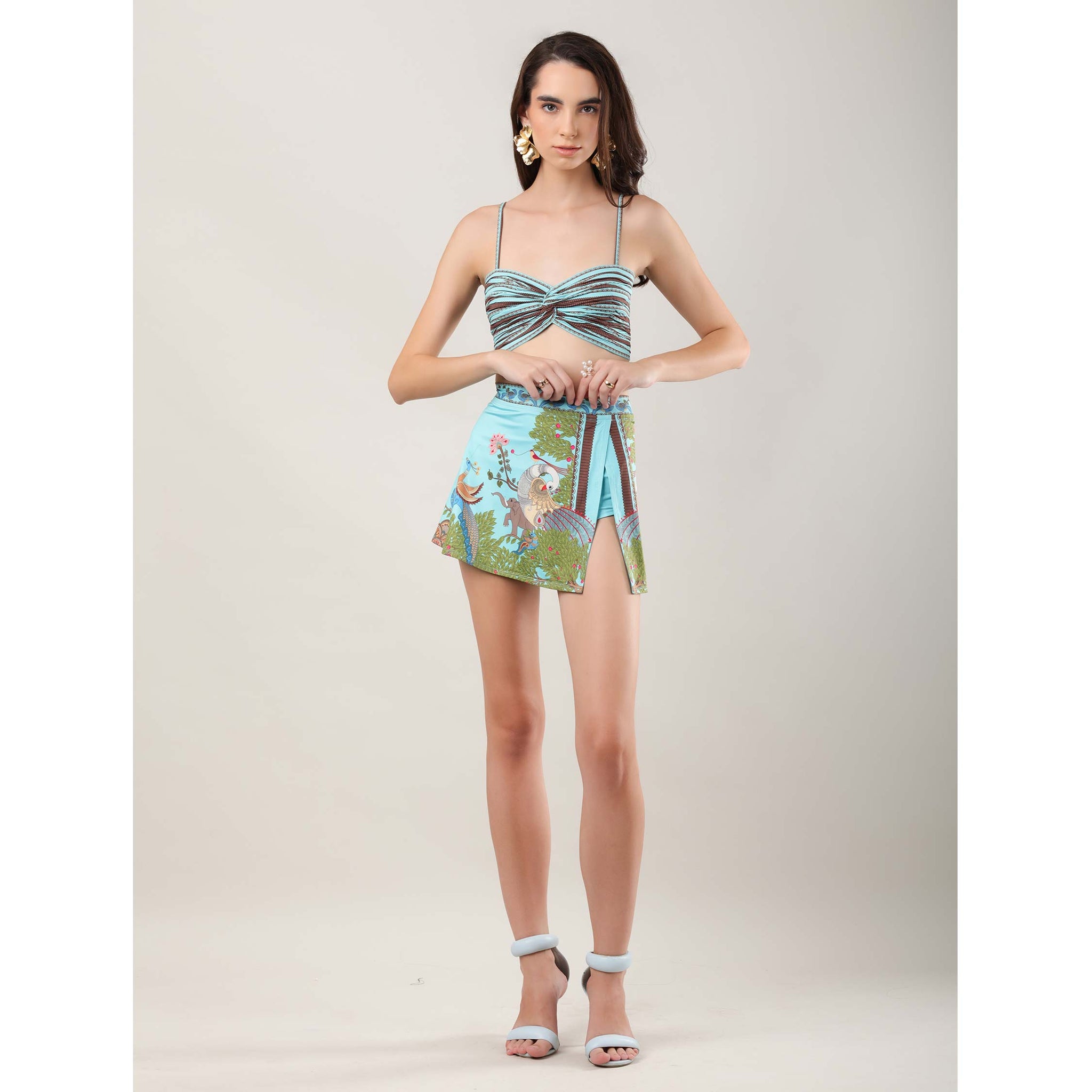 Oralia Bikini  with Skirt