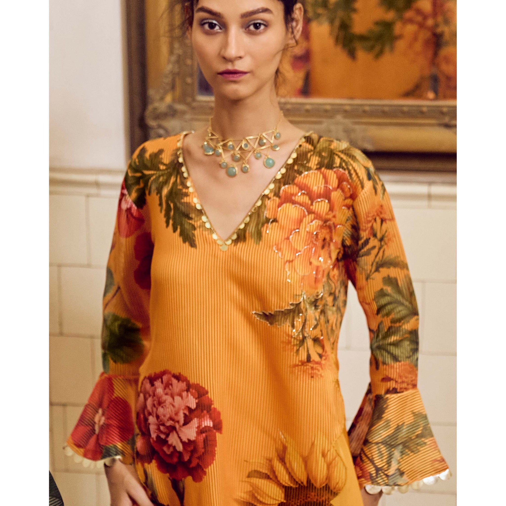 Embroidered Kurta Set