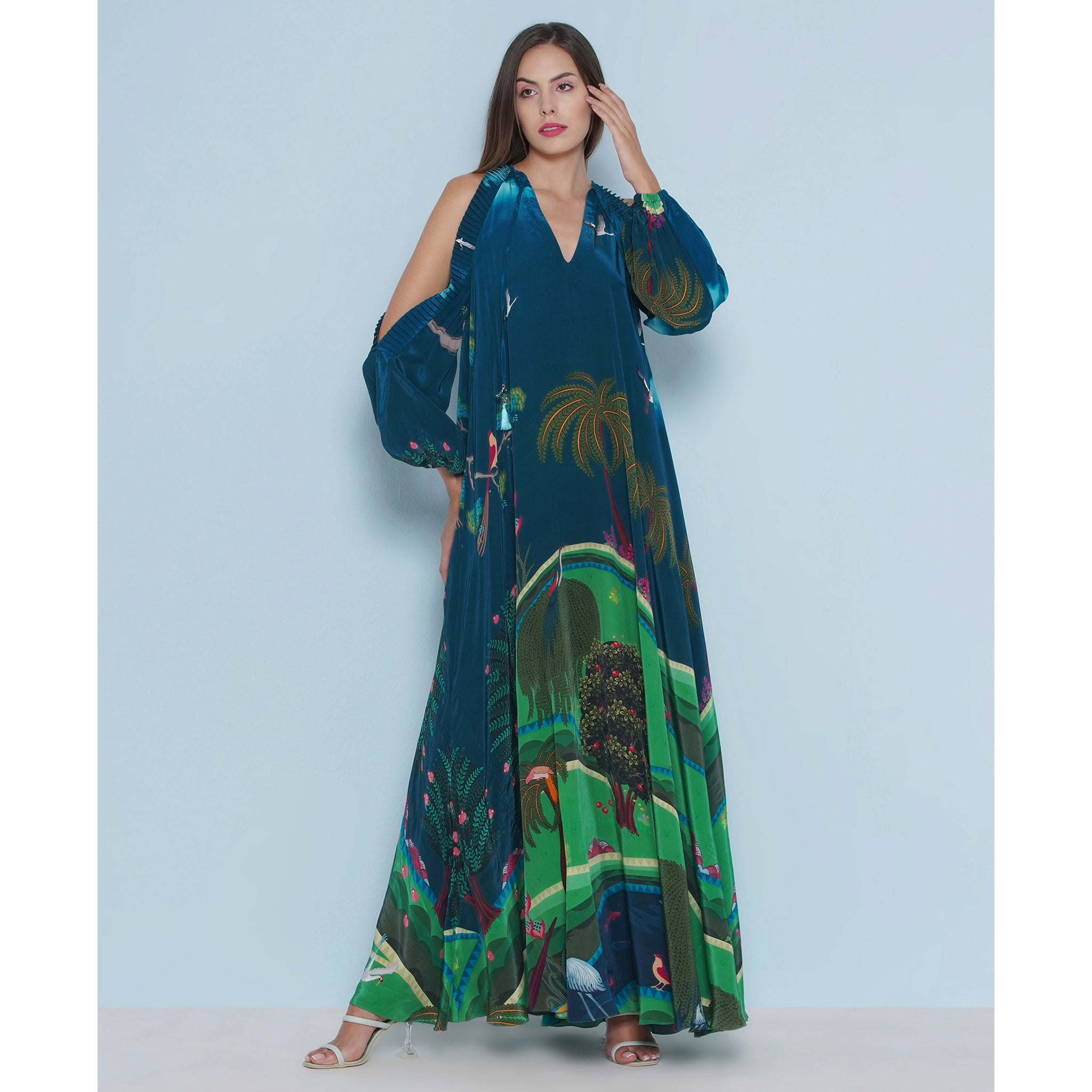 Printed Maxi Dress
