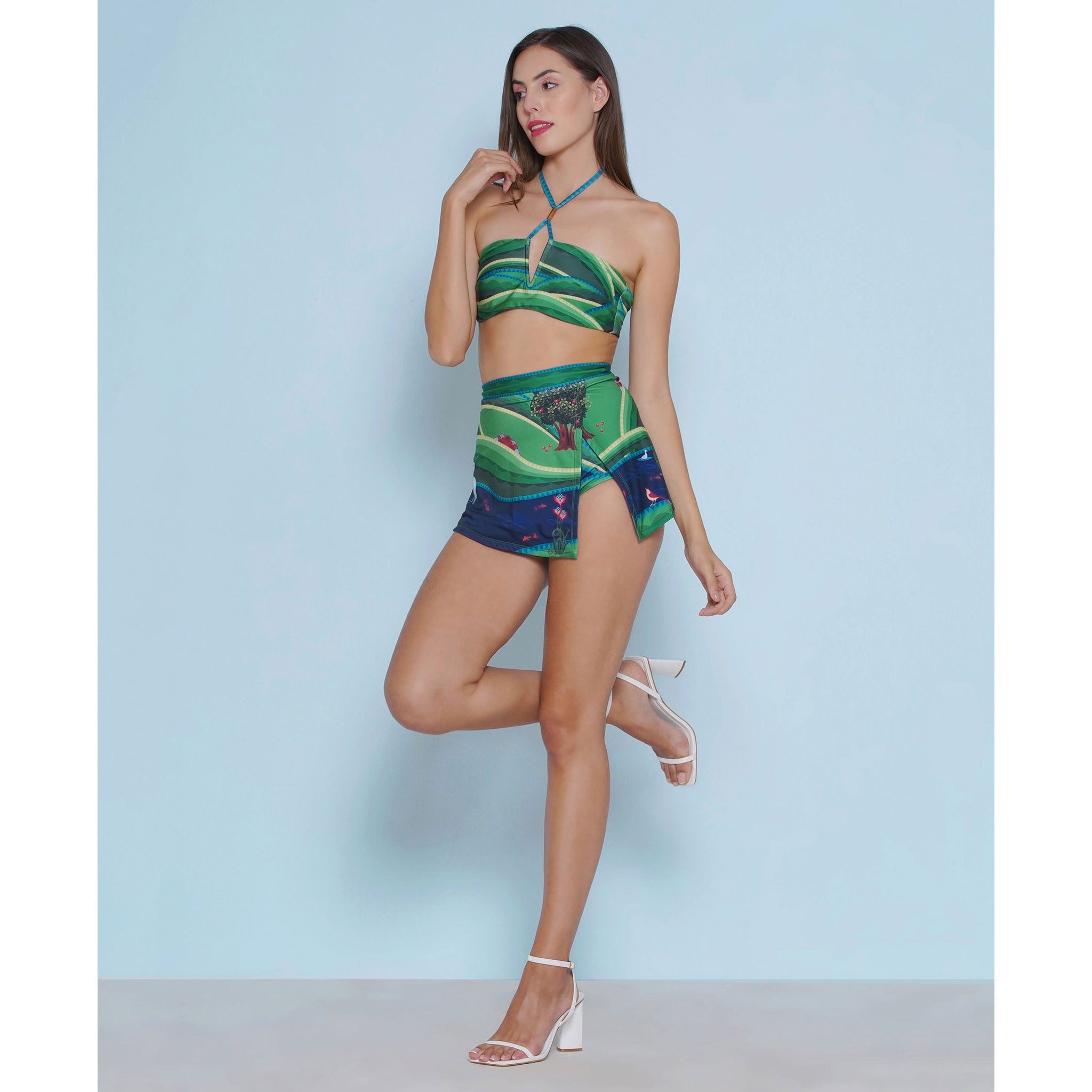 Marlen Bikini Skirt Set