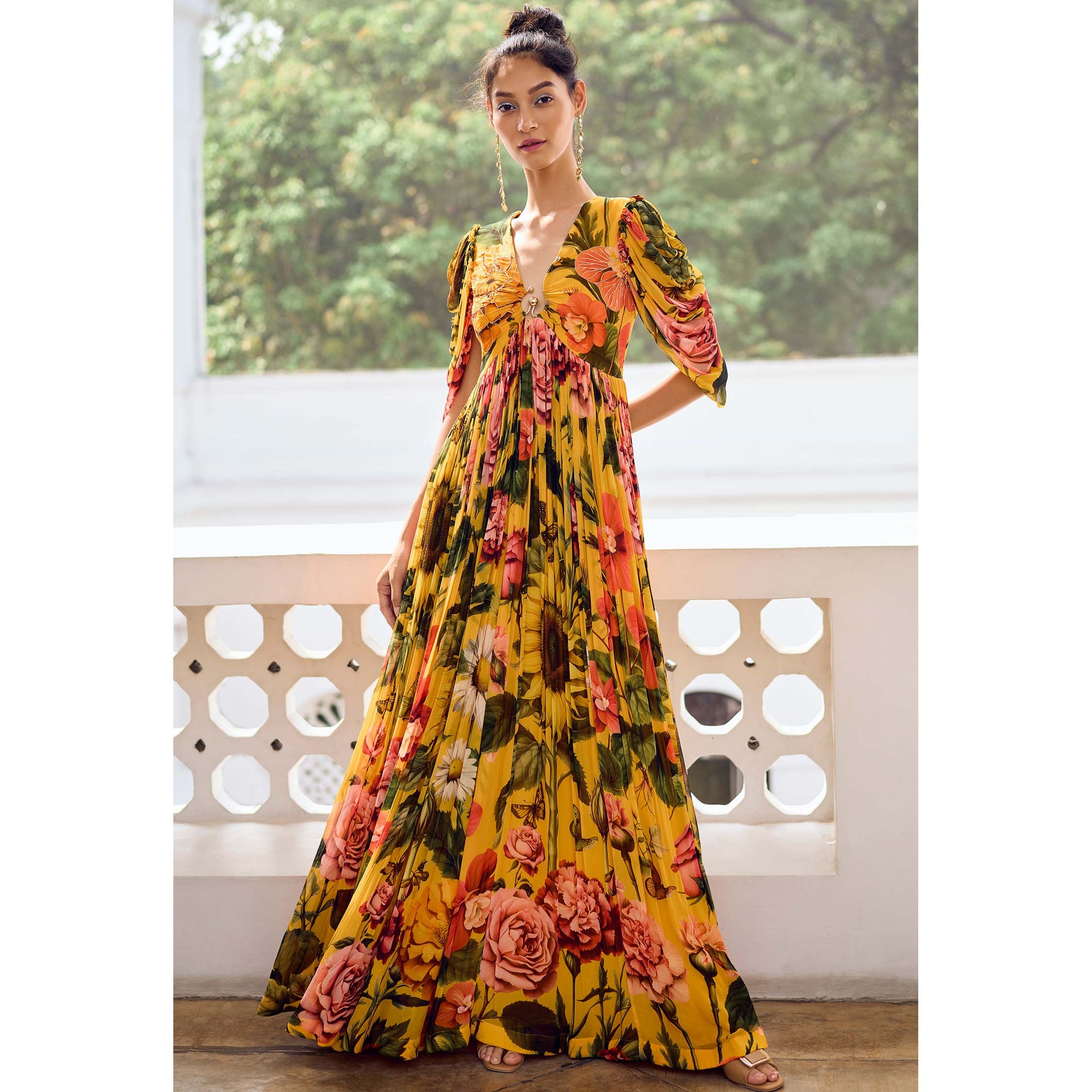 Embroidered Gown