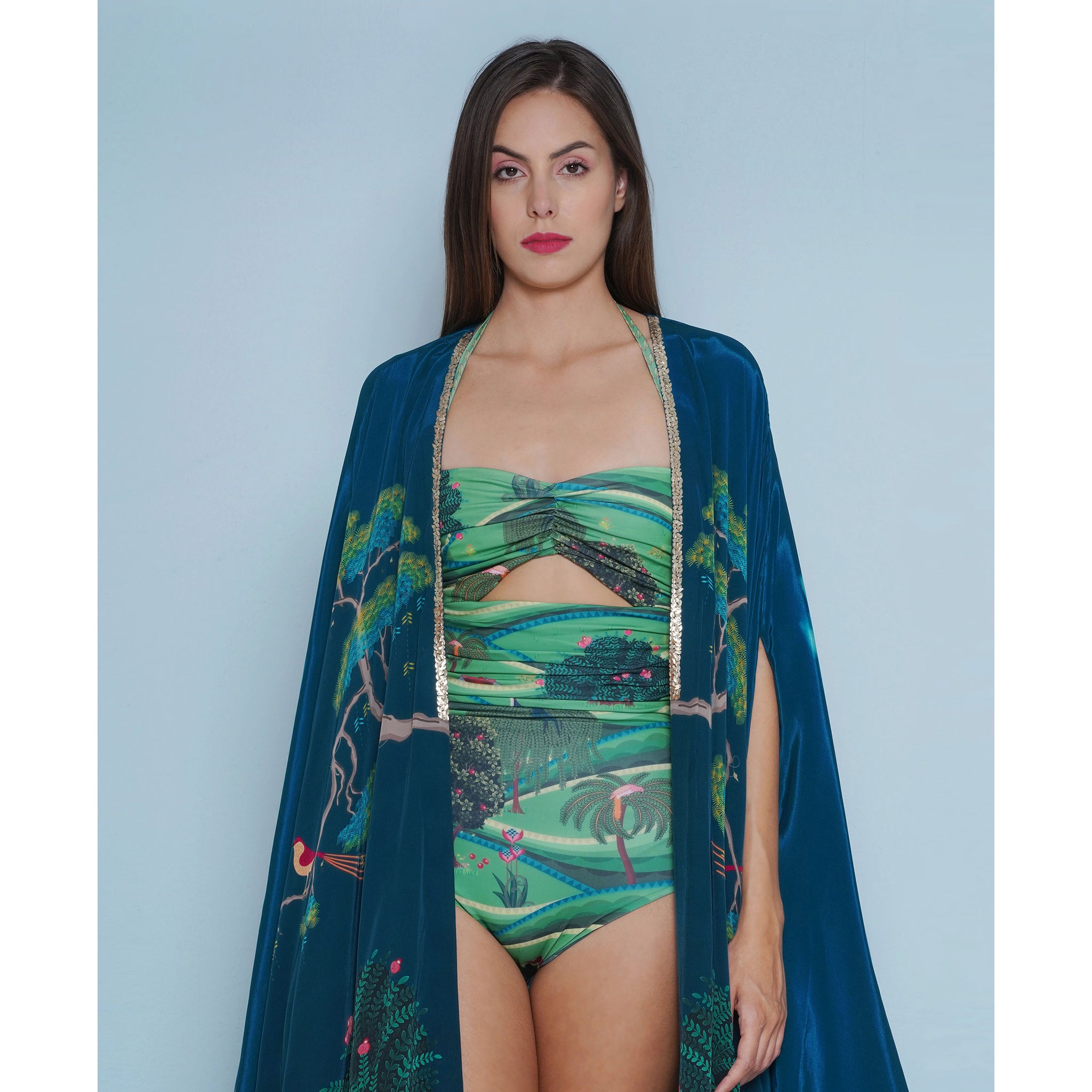 Embroidered Cape