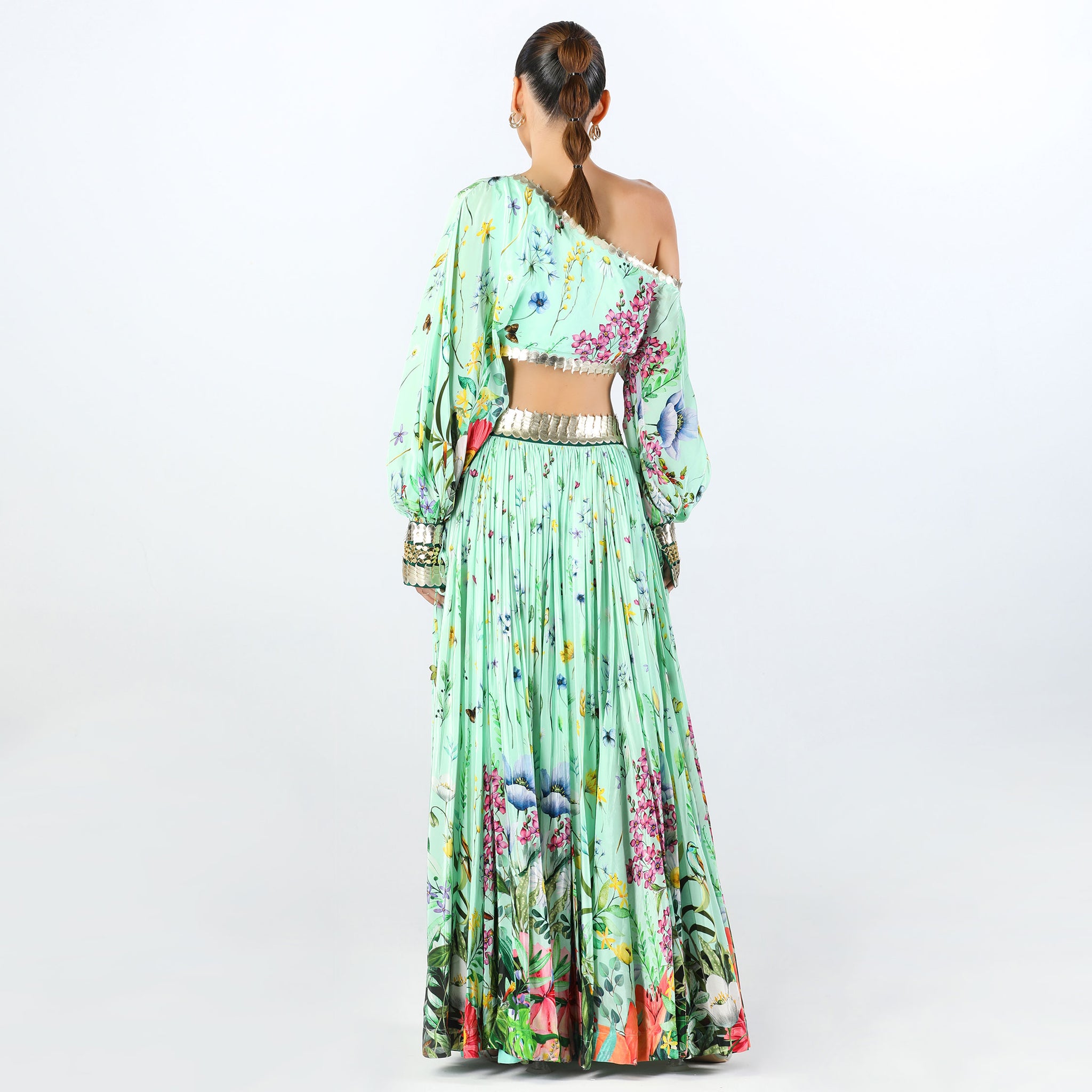Embroidered Skirt Set