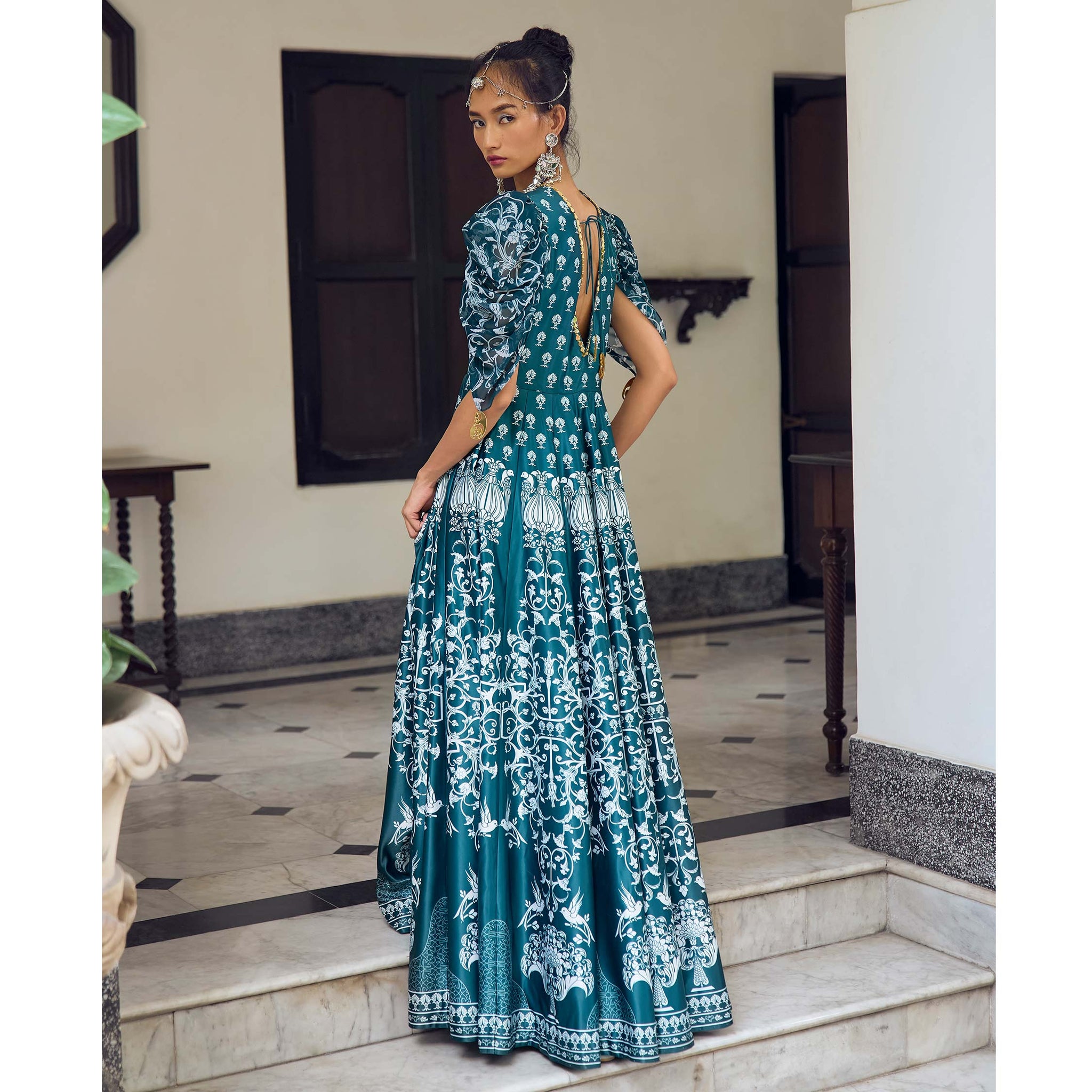 Embroidered Maxi Dress