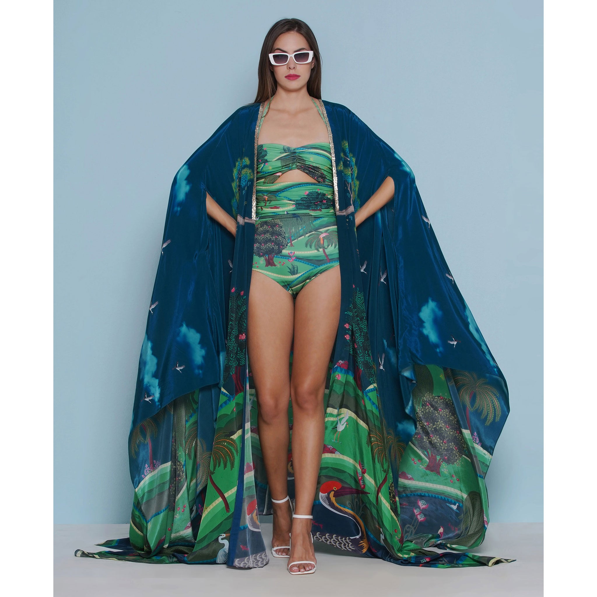 Embroidered Cape