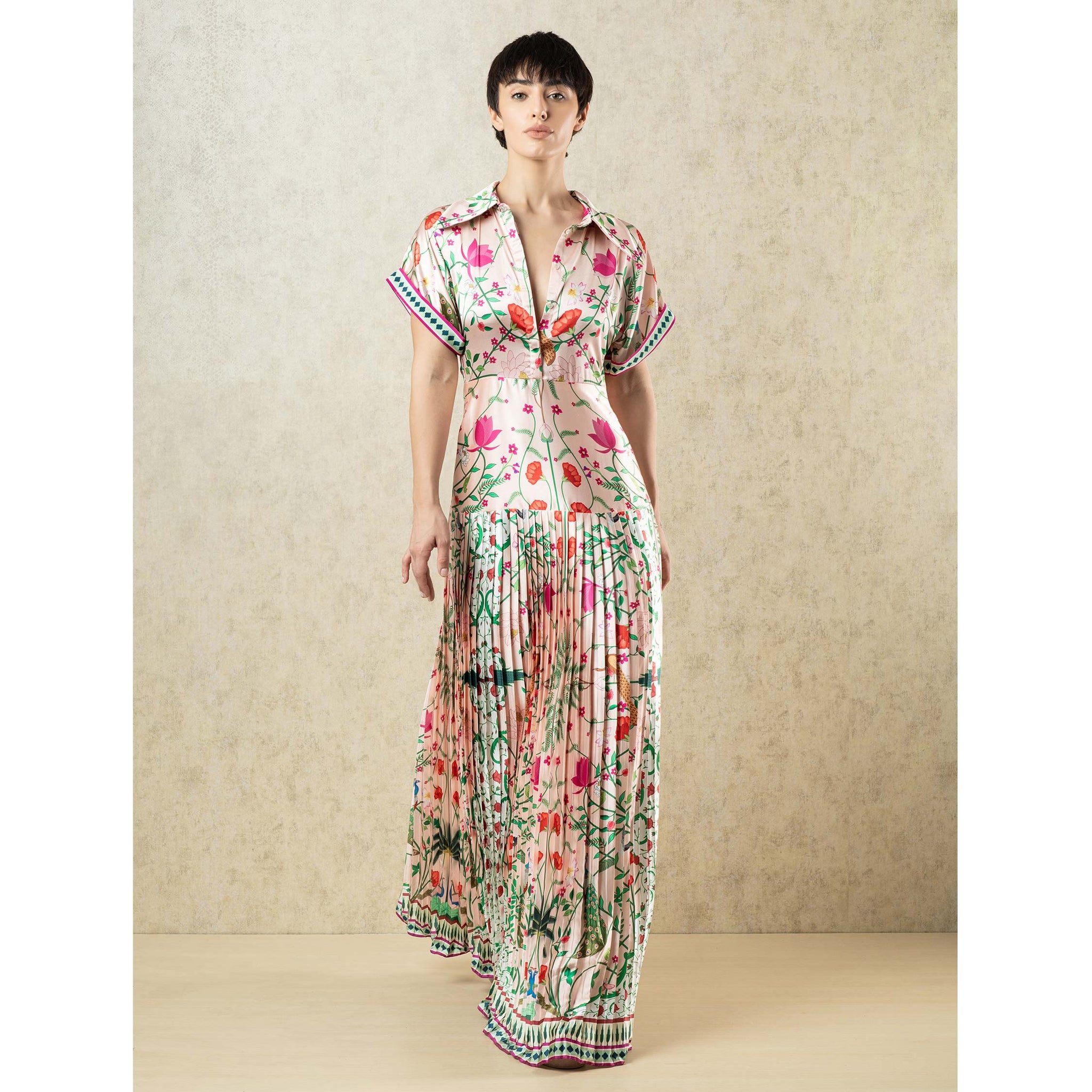 Pleated Dress