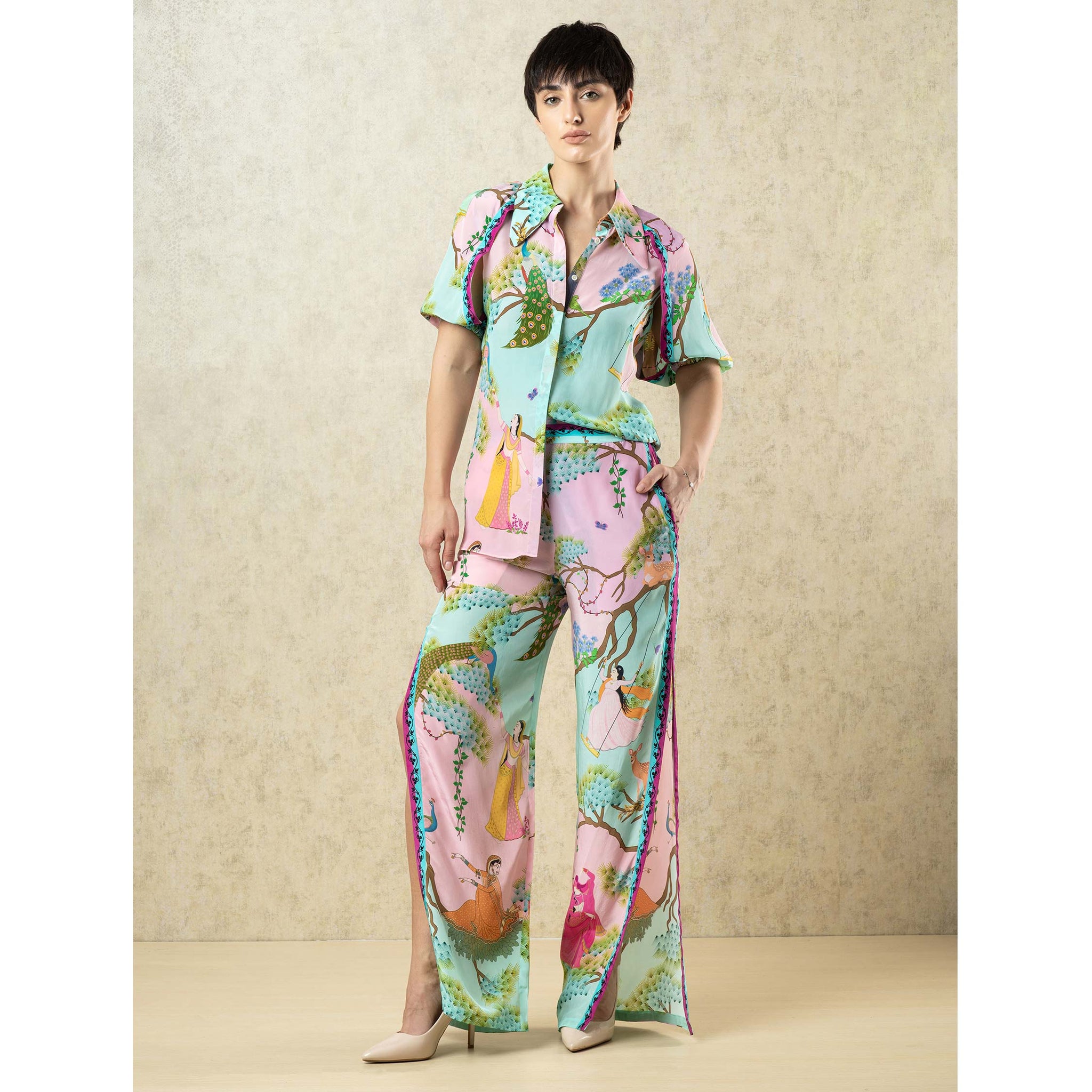 Printed Pants