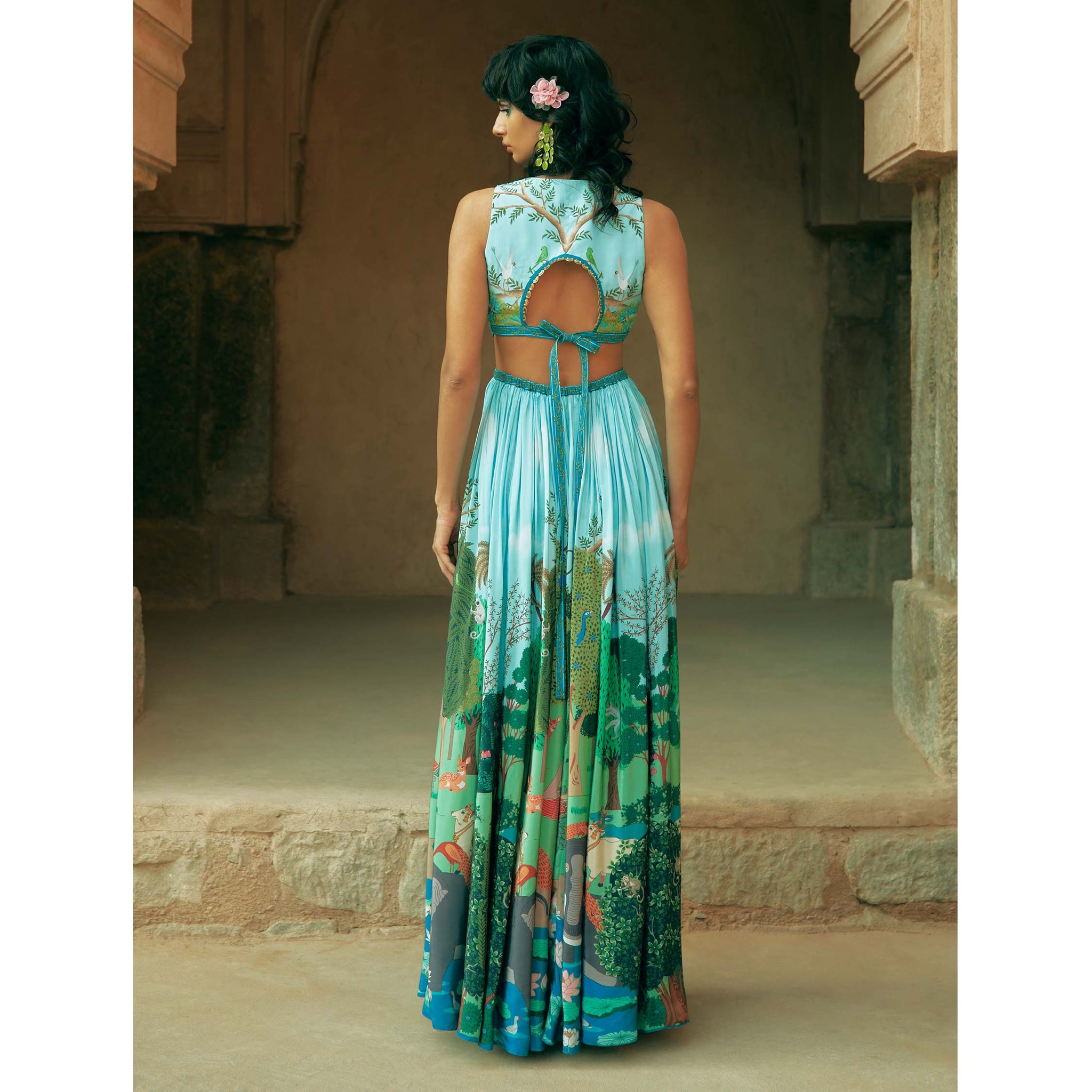 Embroidered Maxi Dress