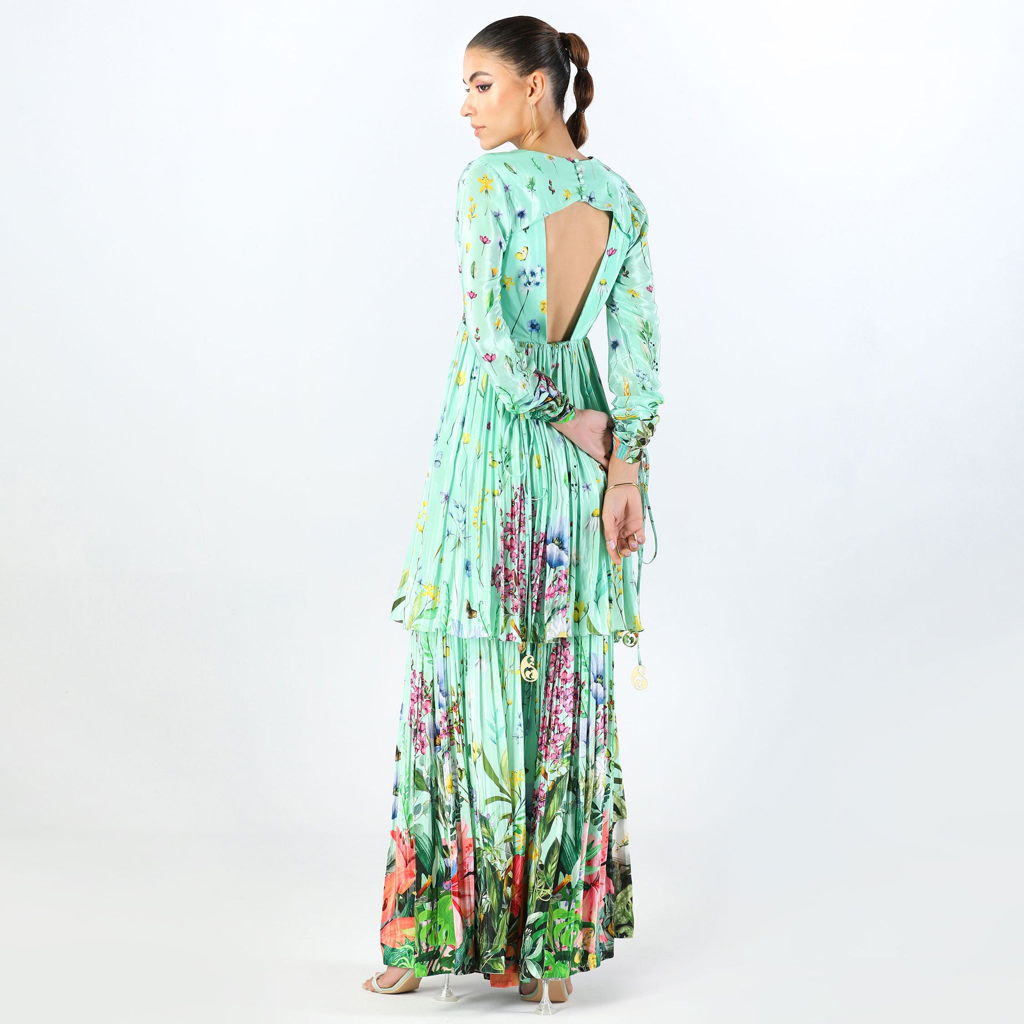 Embroidered Sharara Set