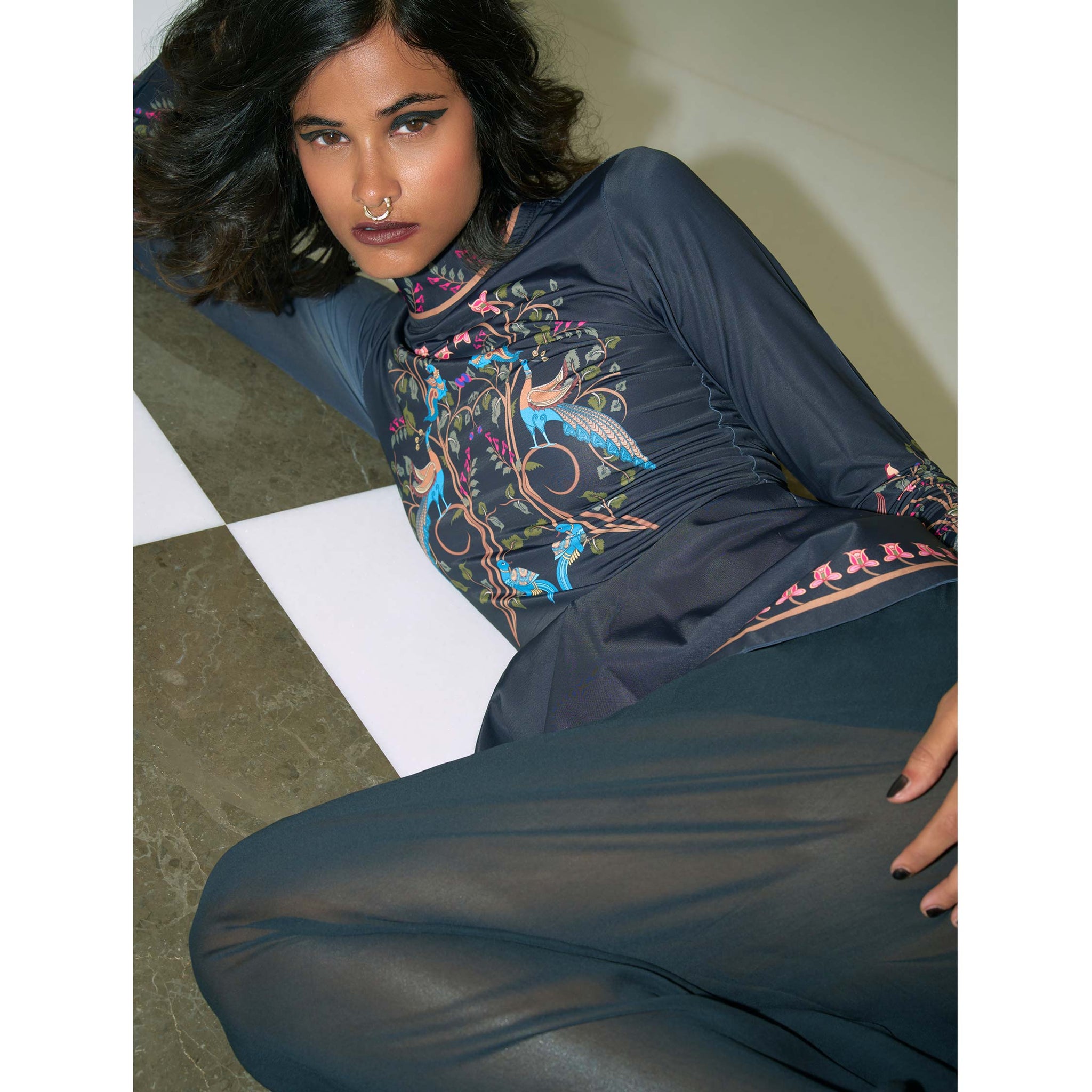 Statement Peplum Top