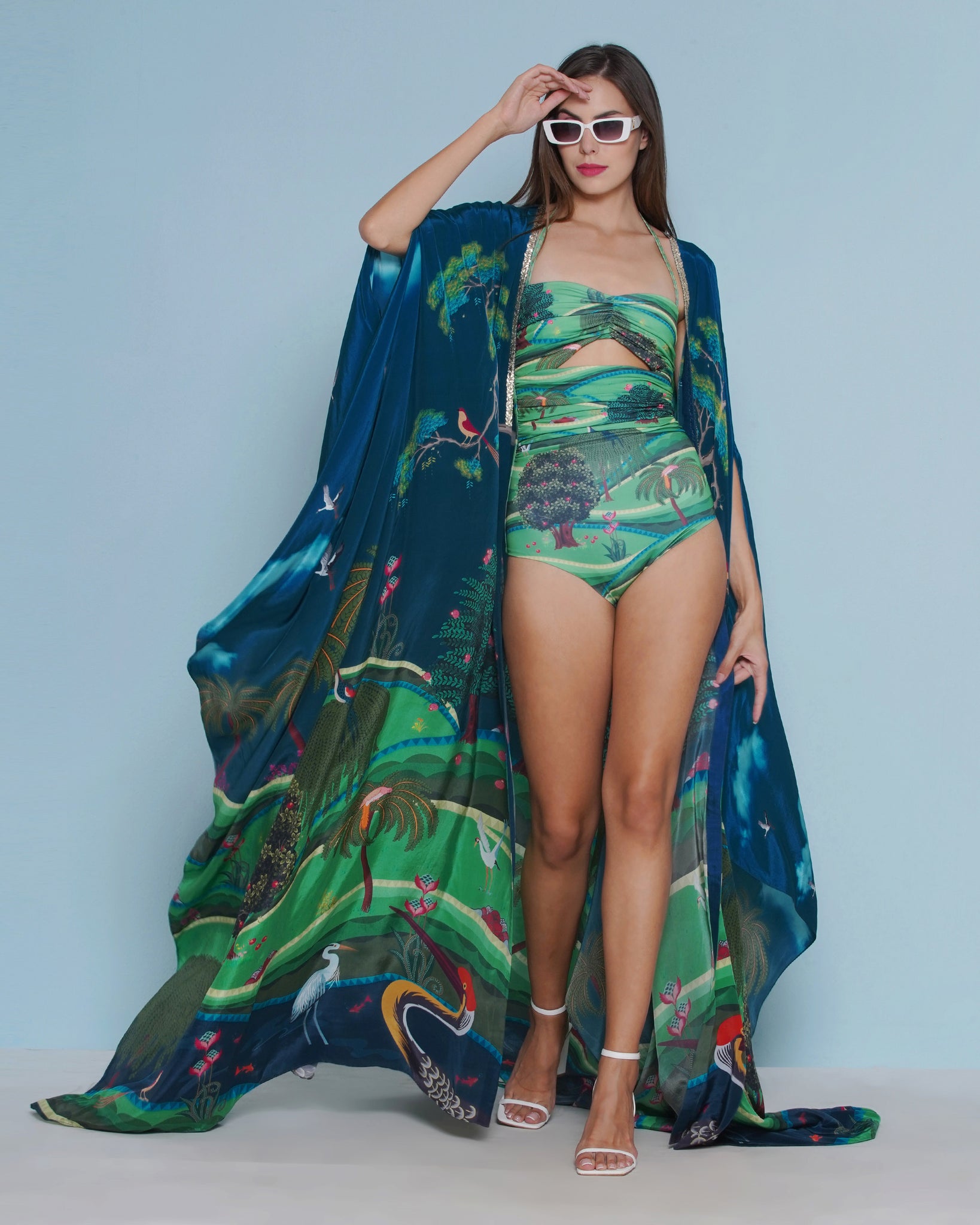 Embroidered Cape