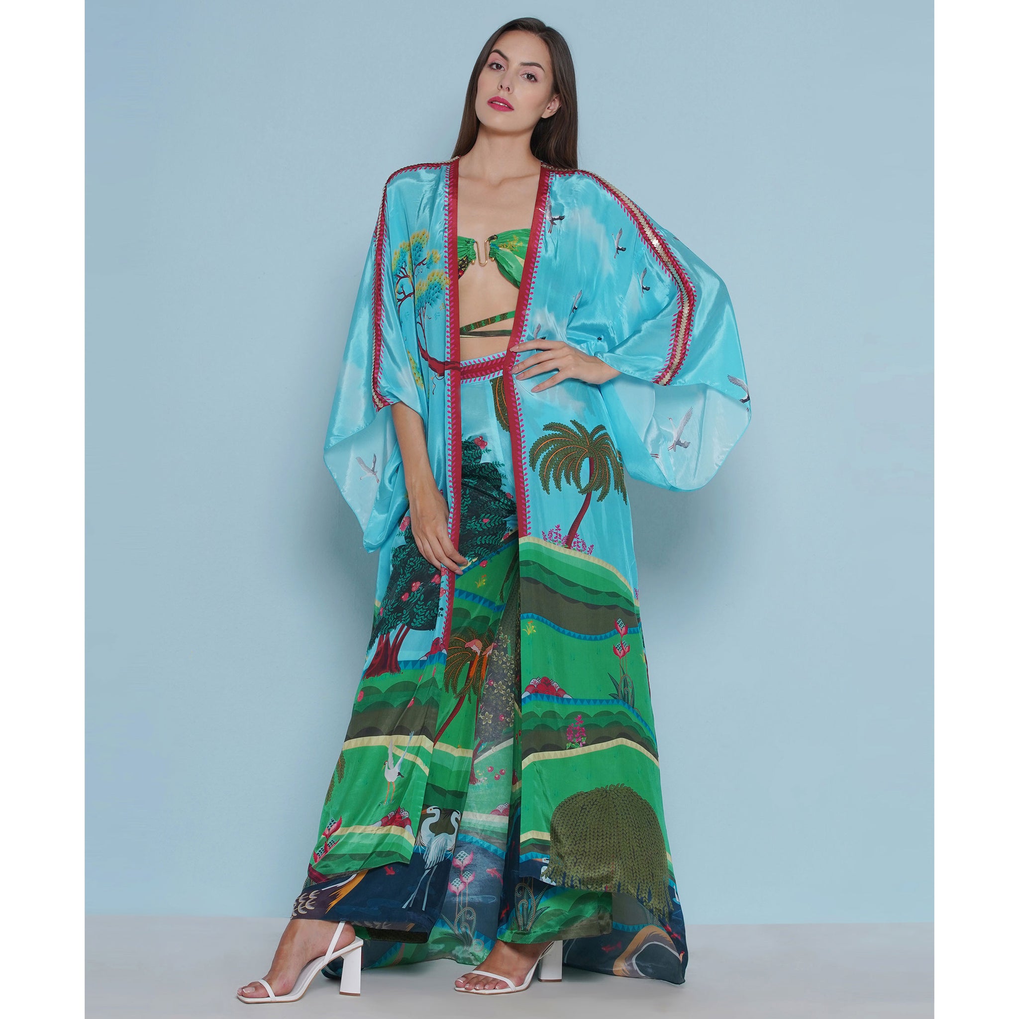 Embroidered Kimono