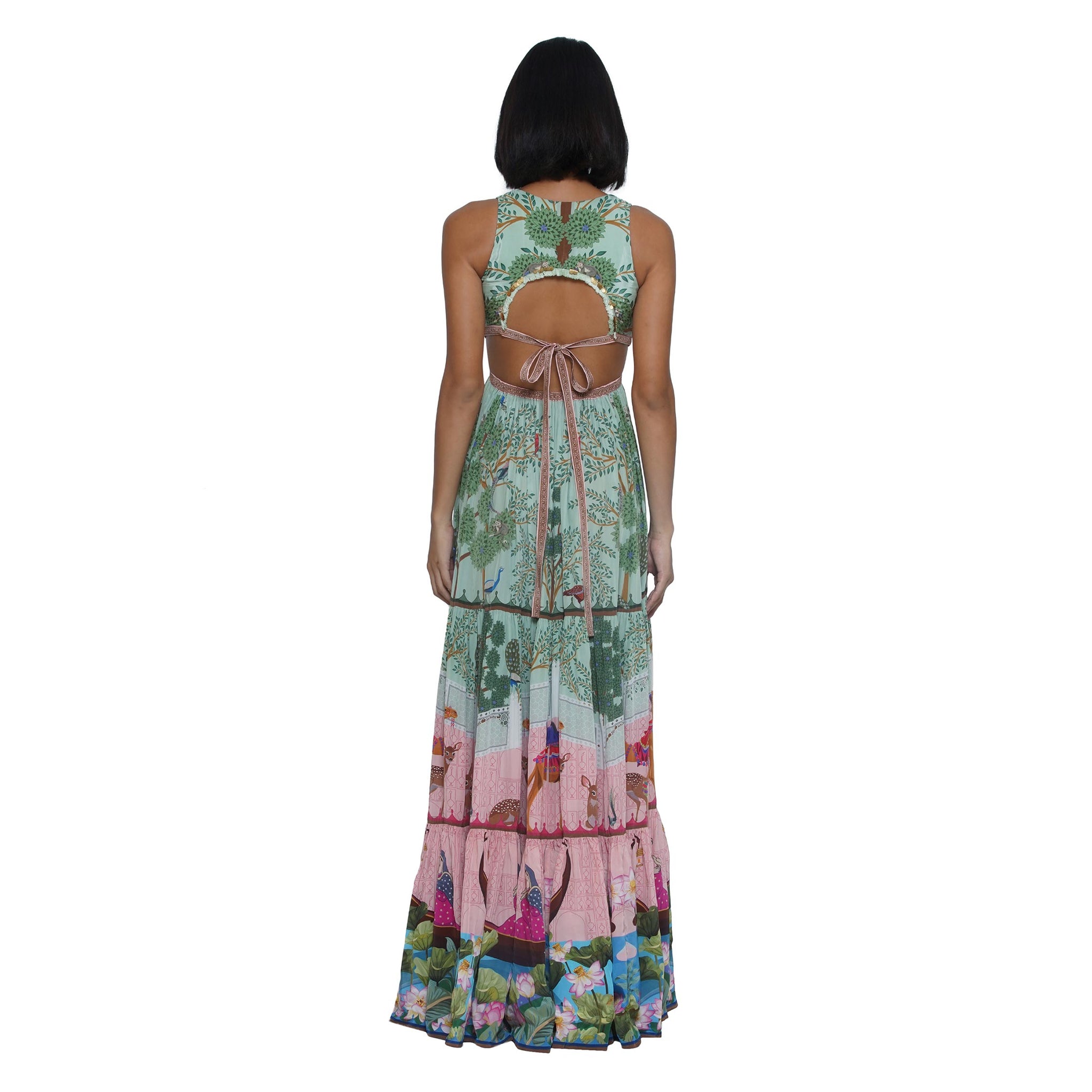 Embroidered Maxi Dress