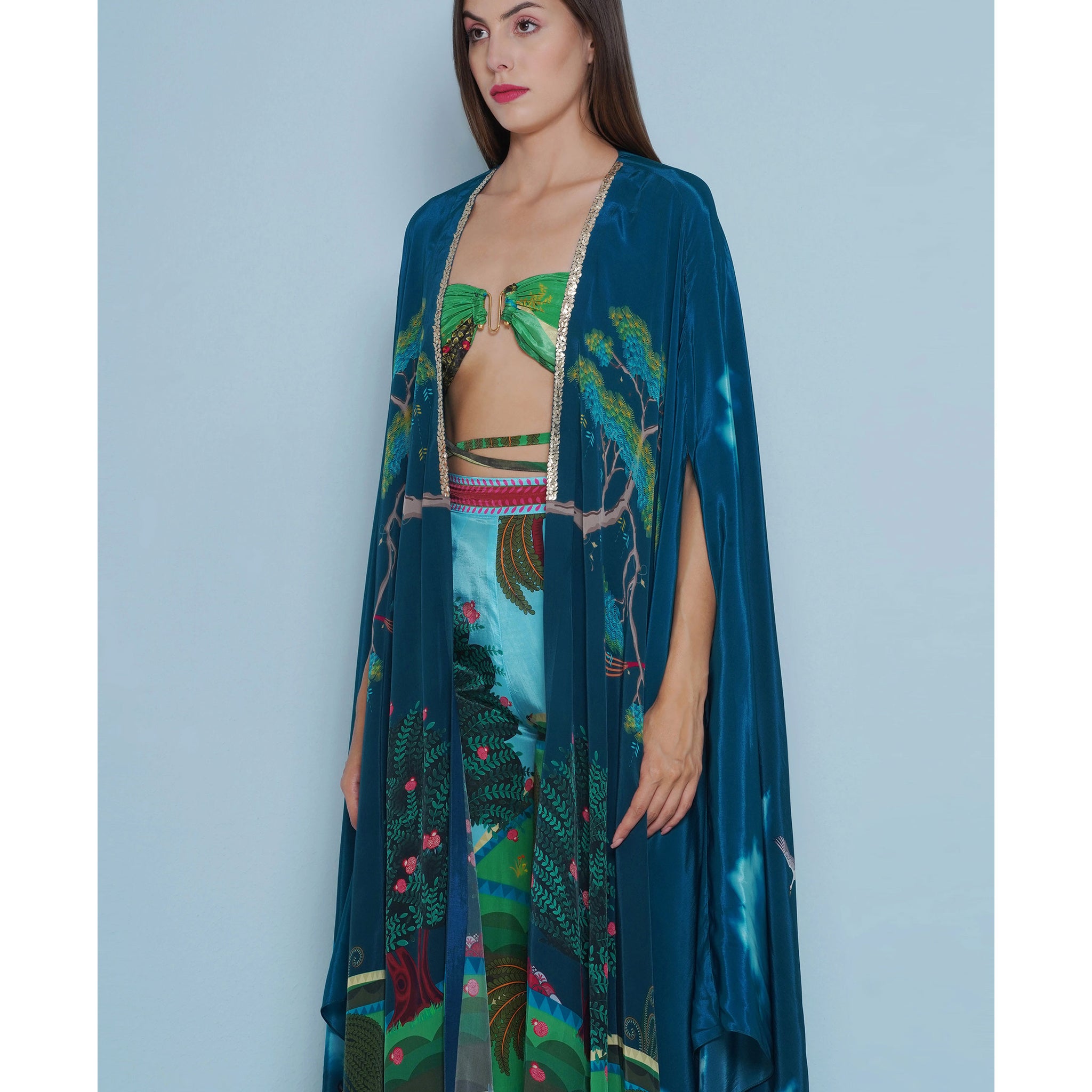 Embroidered Cape