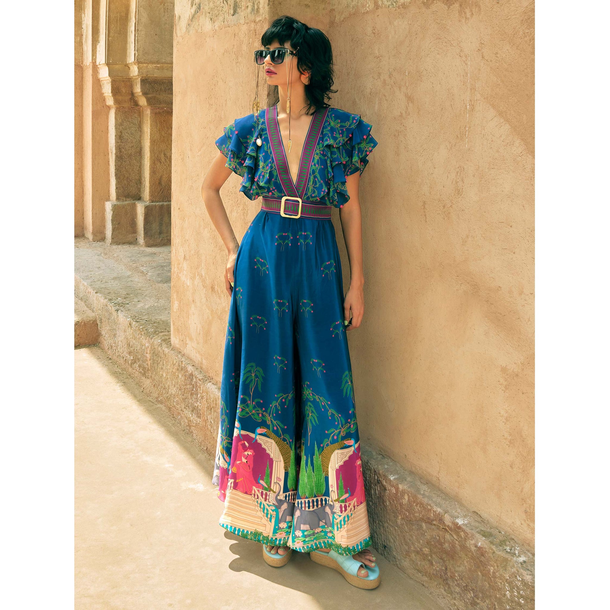Embroidered Jumpsuit