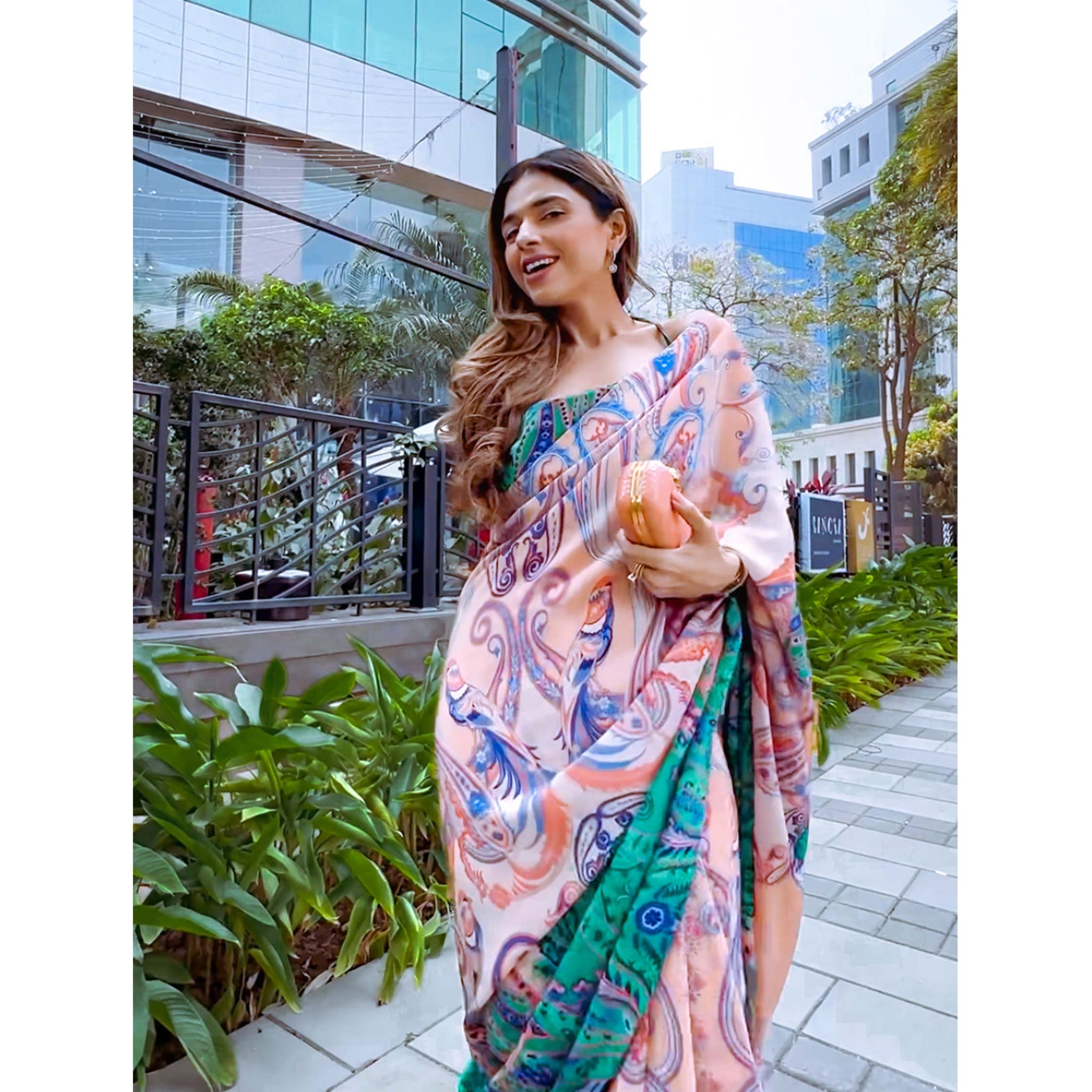 Embroidered Sari