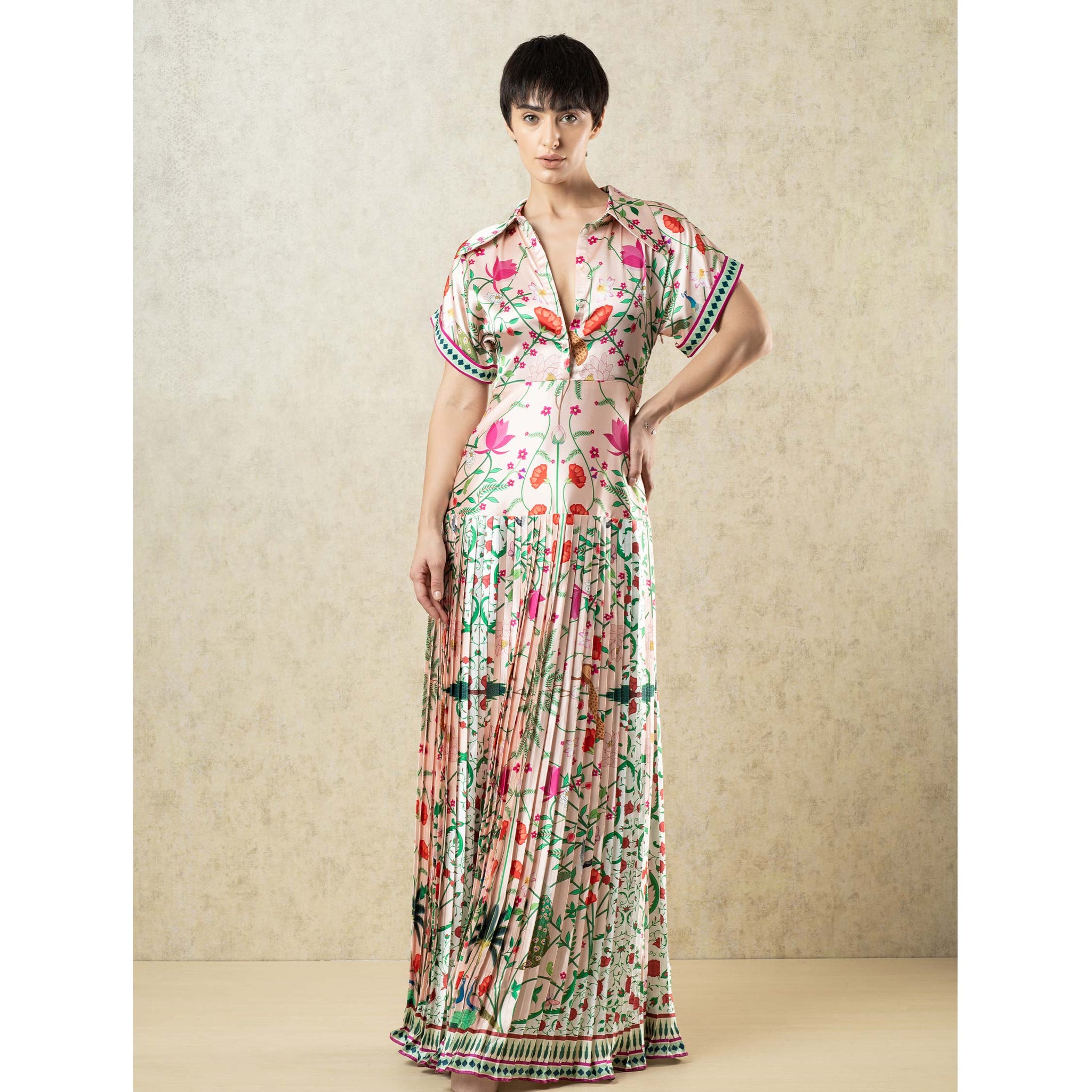 Pleated Dress