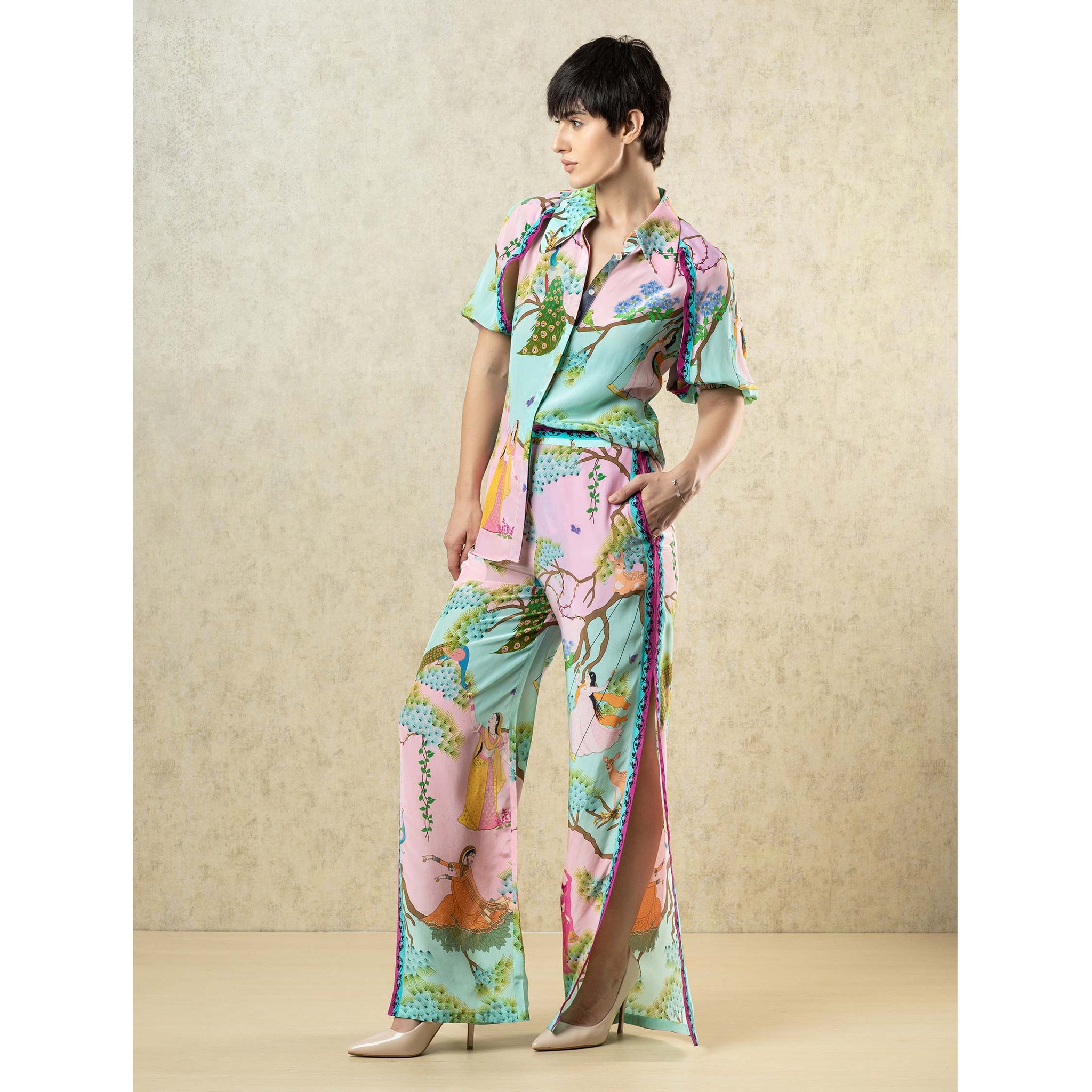 Printed Pants