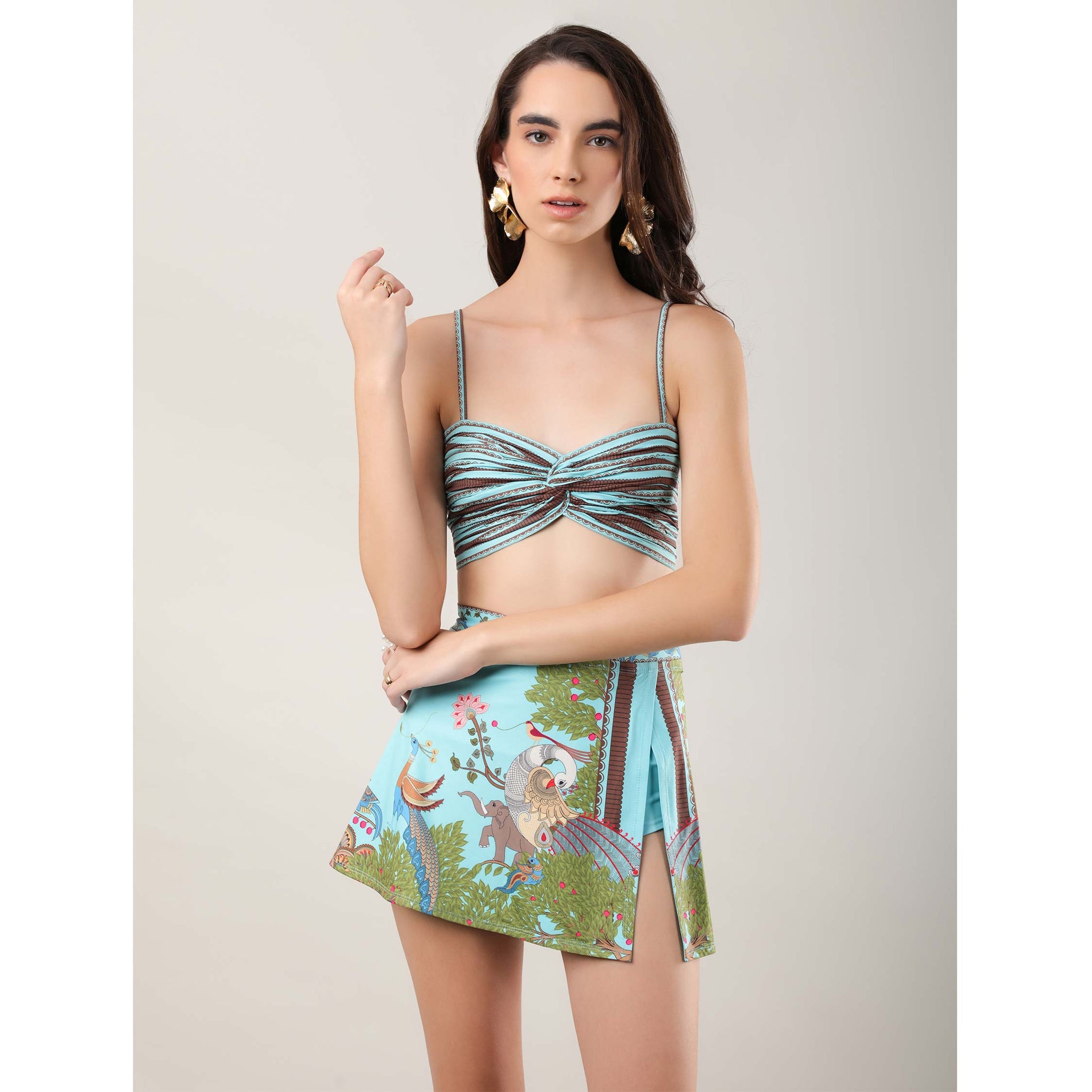 Oralia Bikini  with Skirt