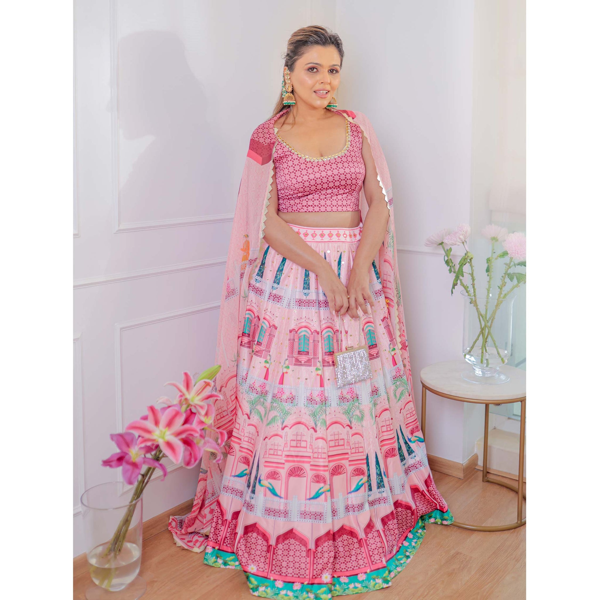 Embroidered Lehenga Set
