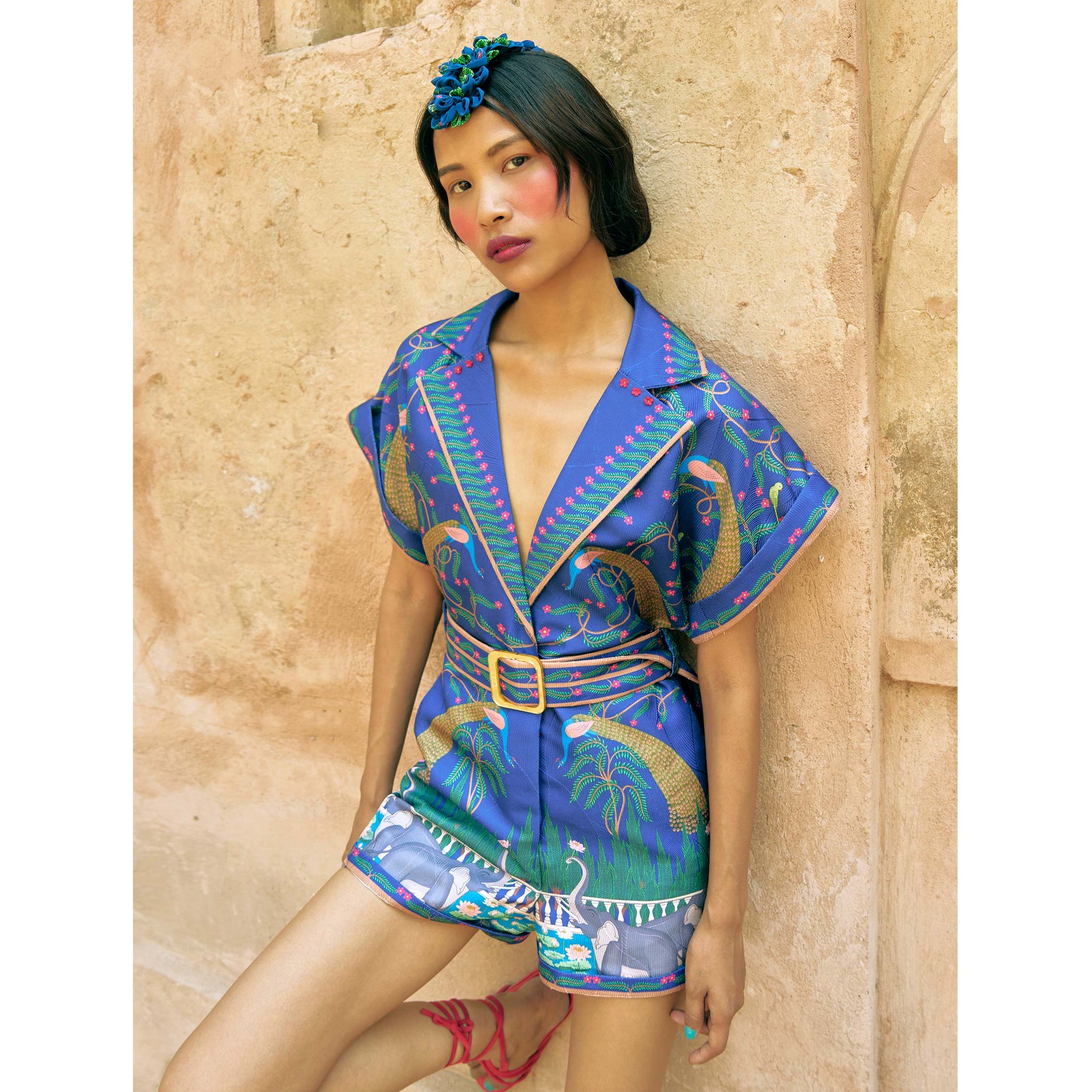 Embroidered Playsuit