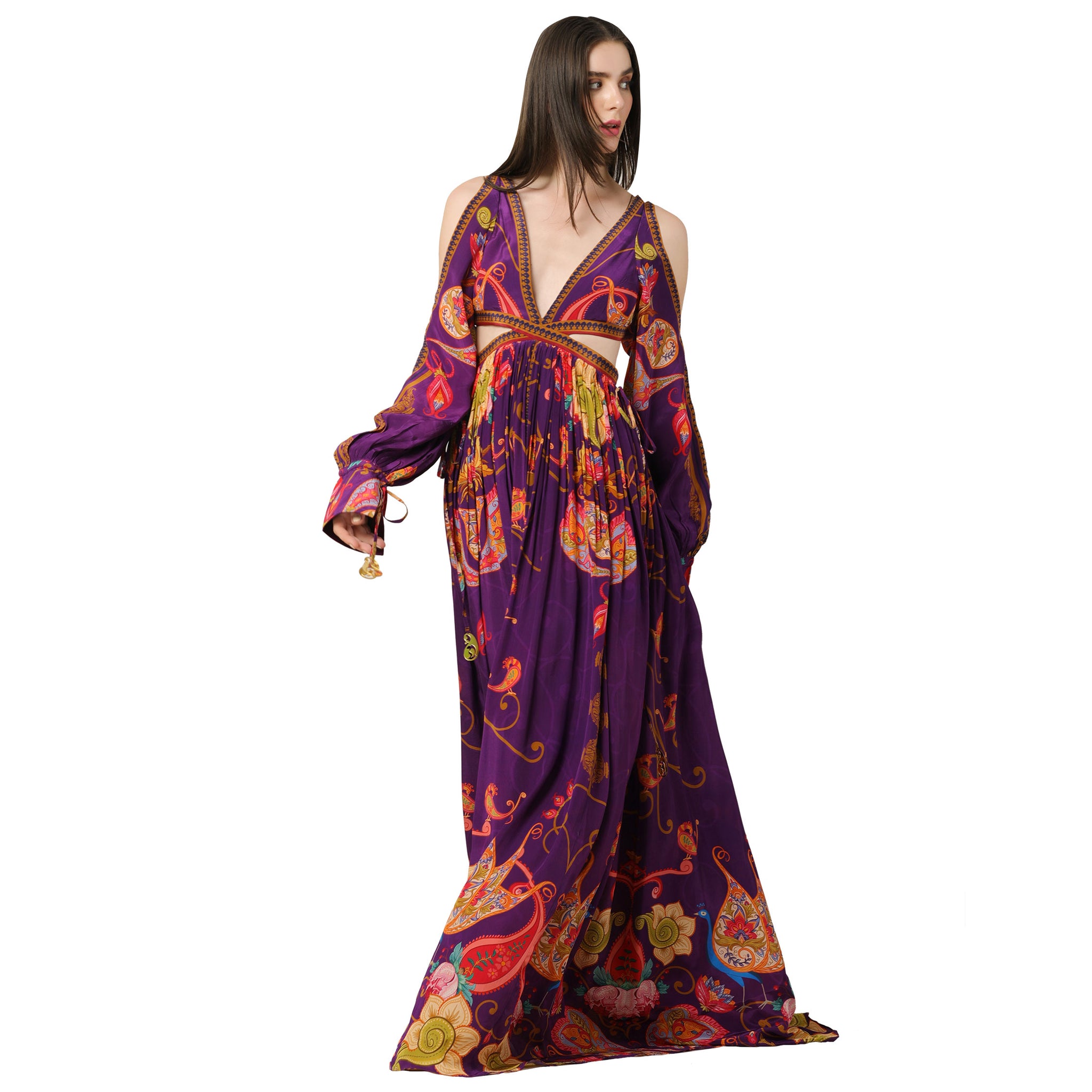 Embroidered Maxi Dress