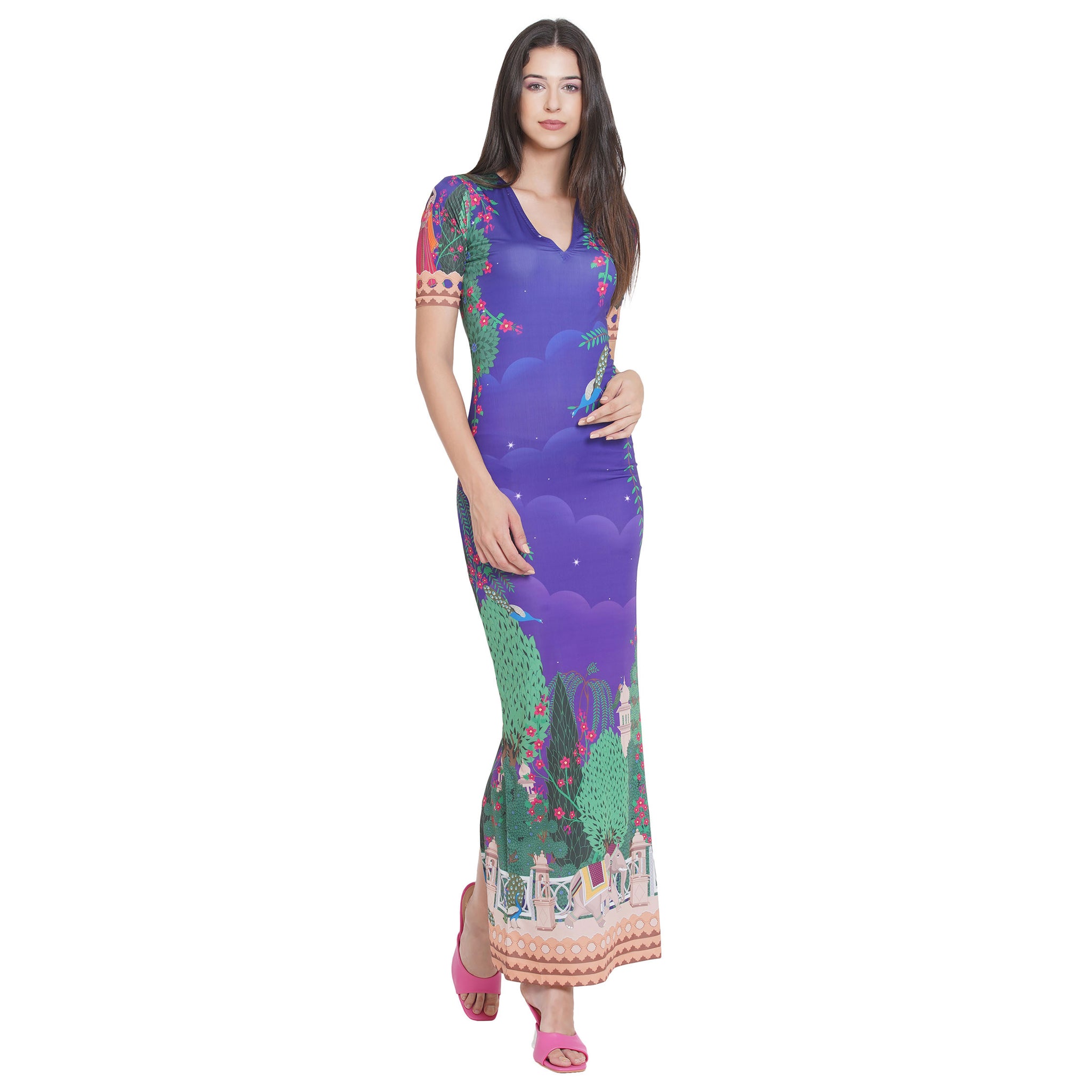Statement Print Sheath Dress