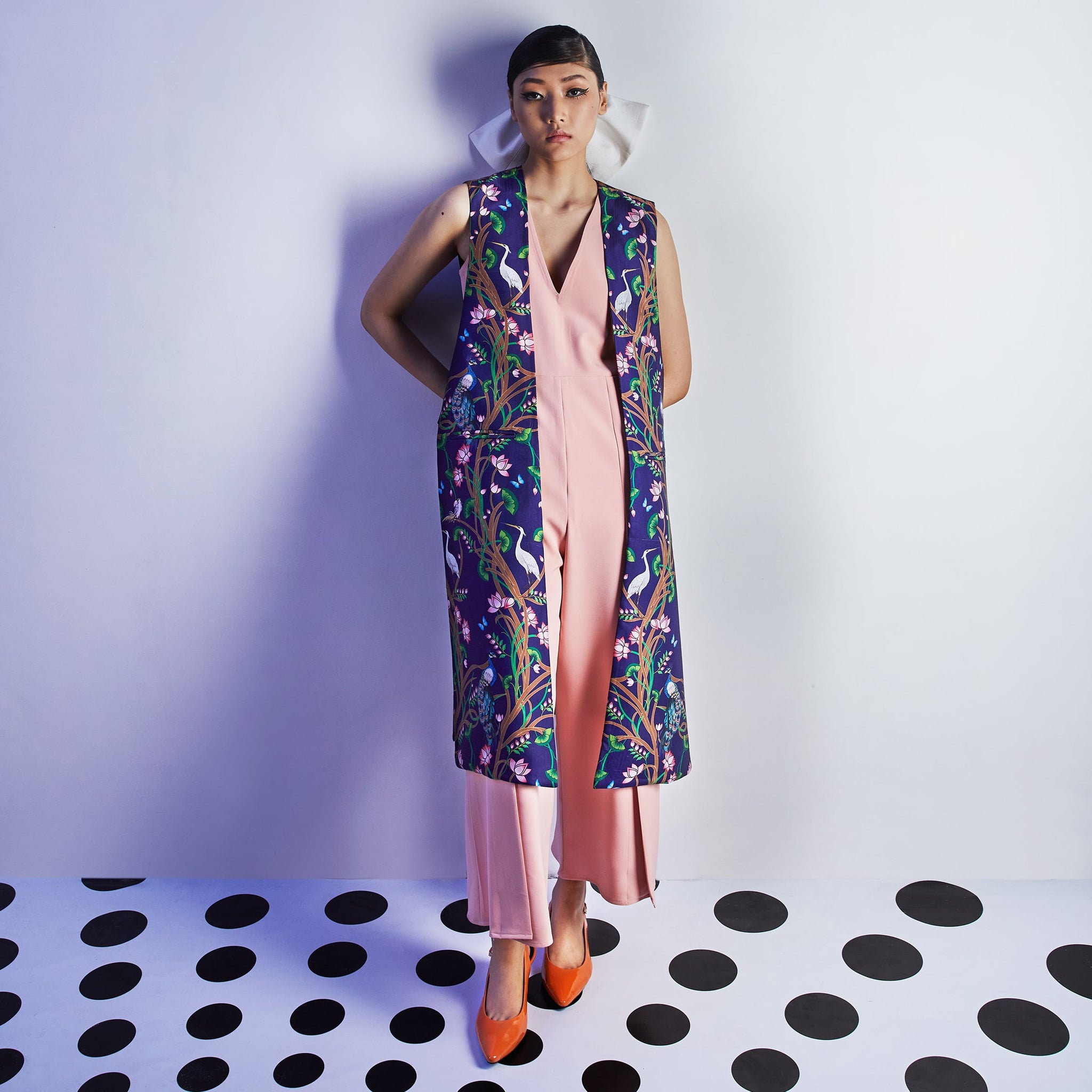 Jumpsuit with Printed Jacket