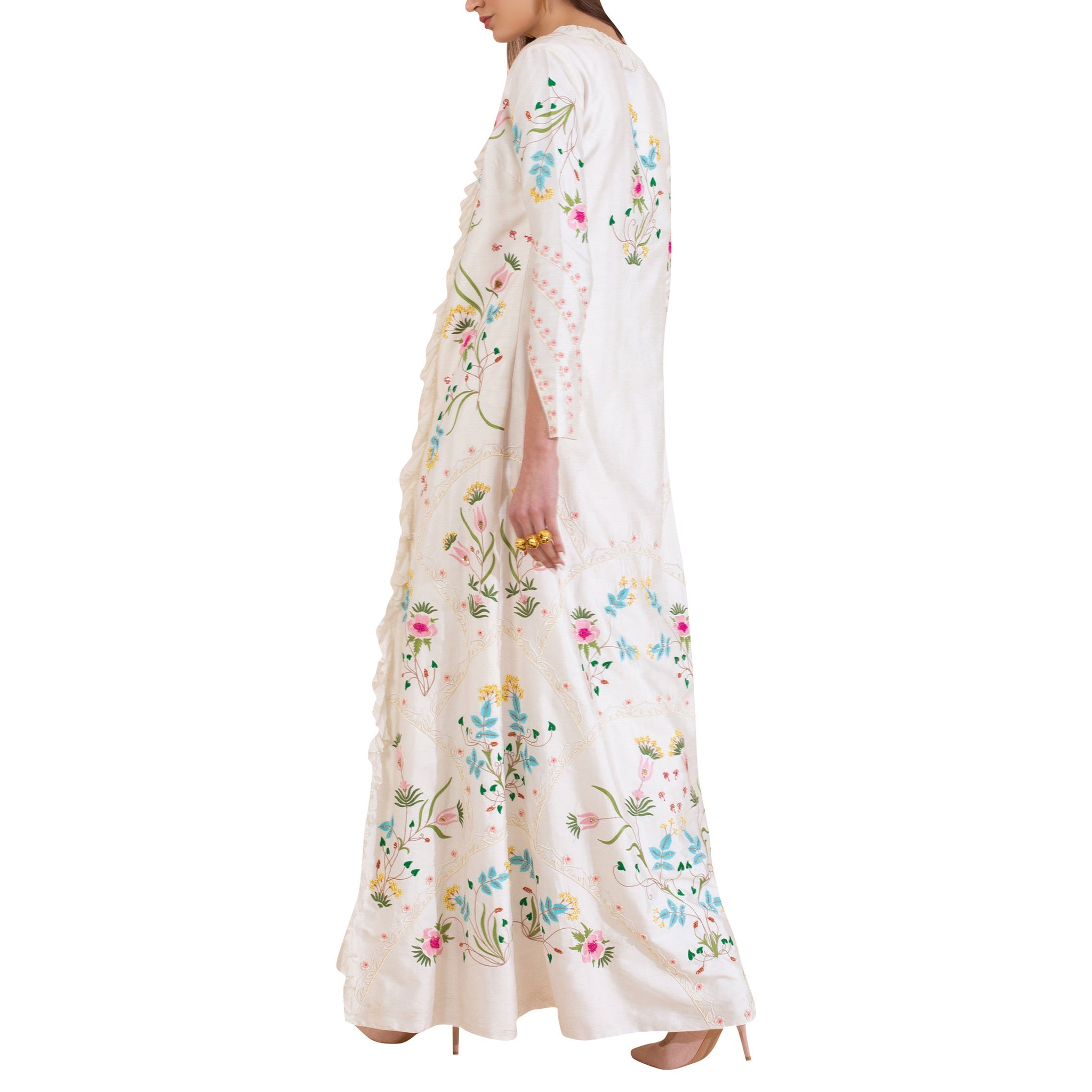 Embroidered Jacket Set