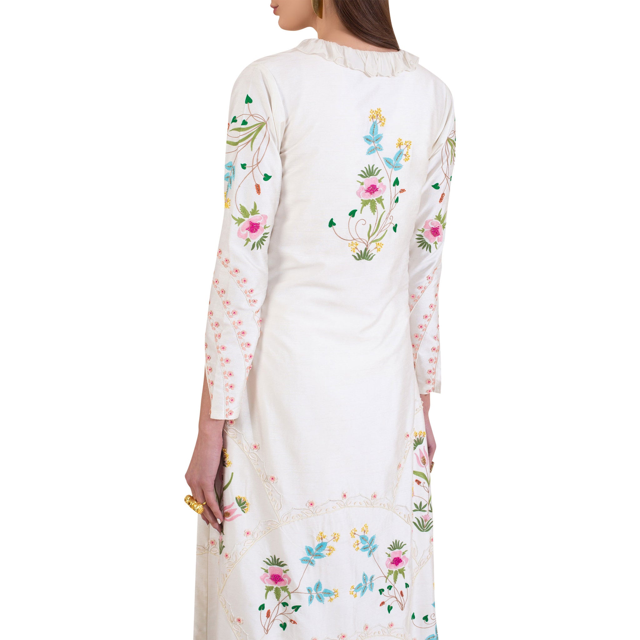 Embroidered Jacket Set