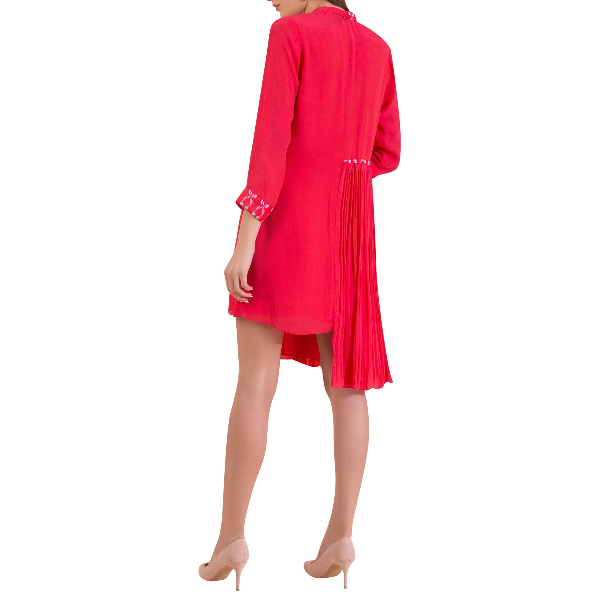 Embroidered Asymmetrical Tunic