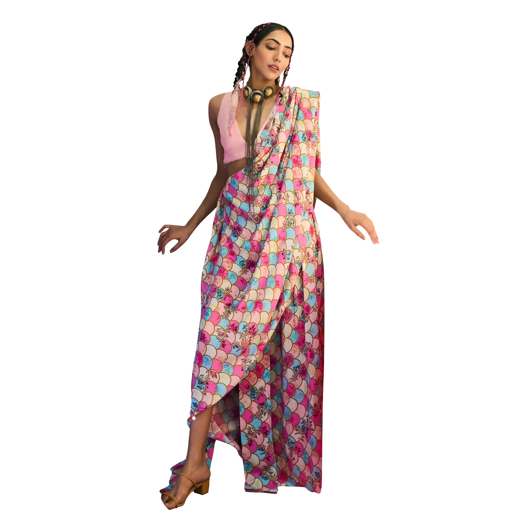 Pre Draped Sari