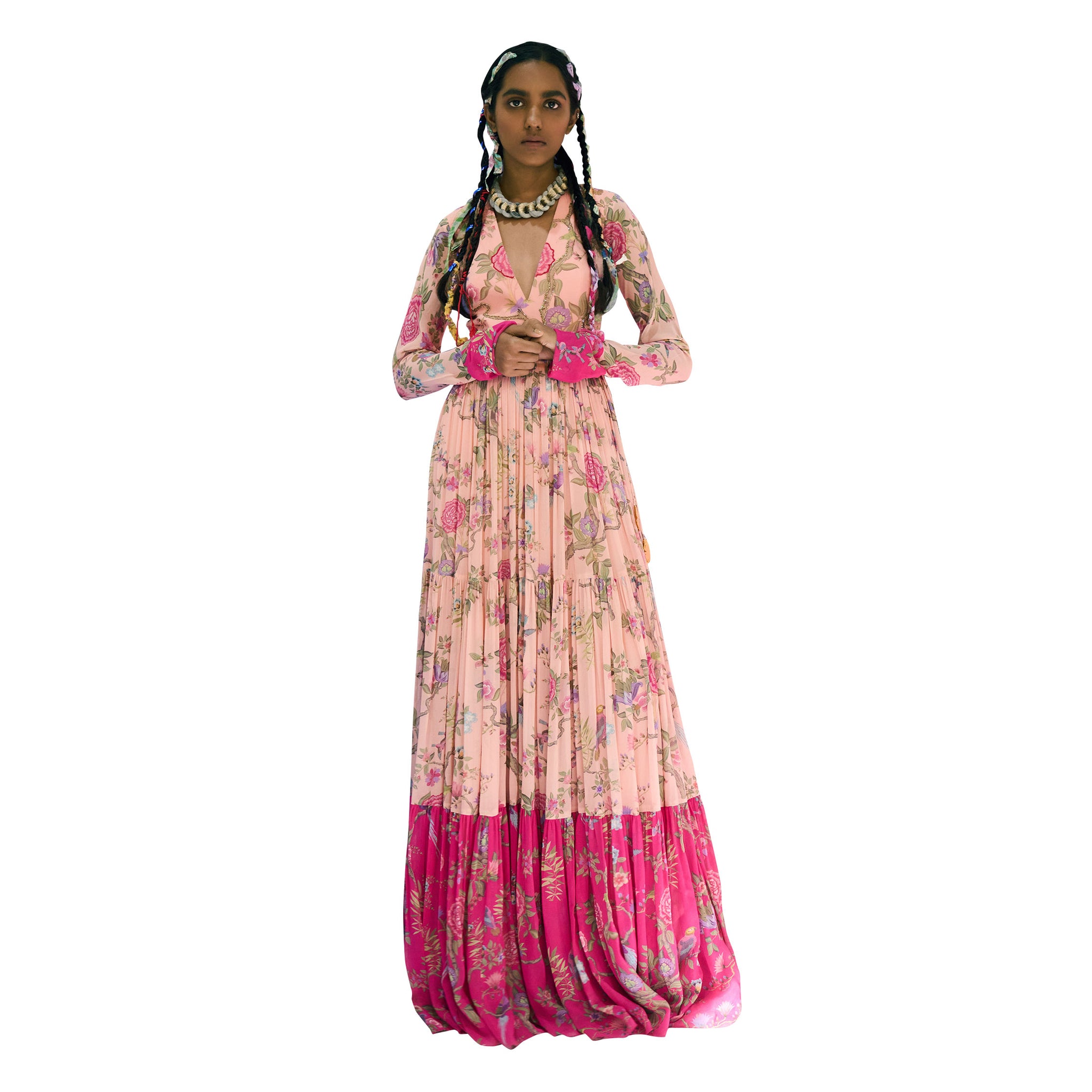 Embroidered Maxi Dress