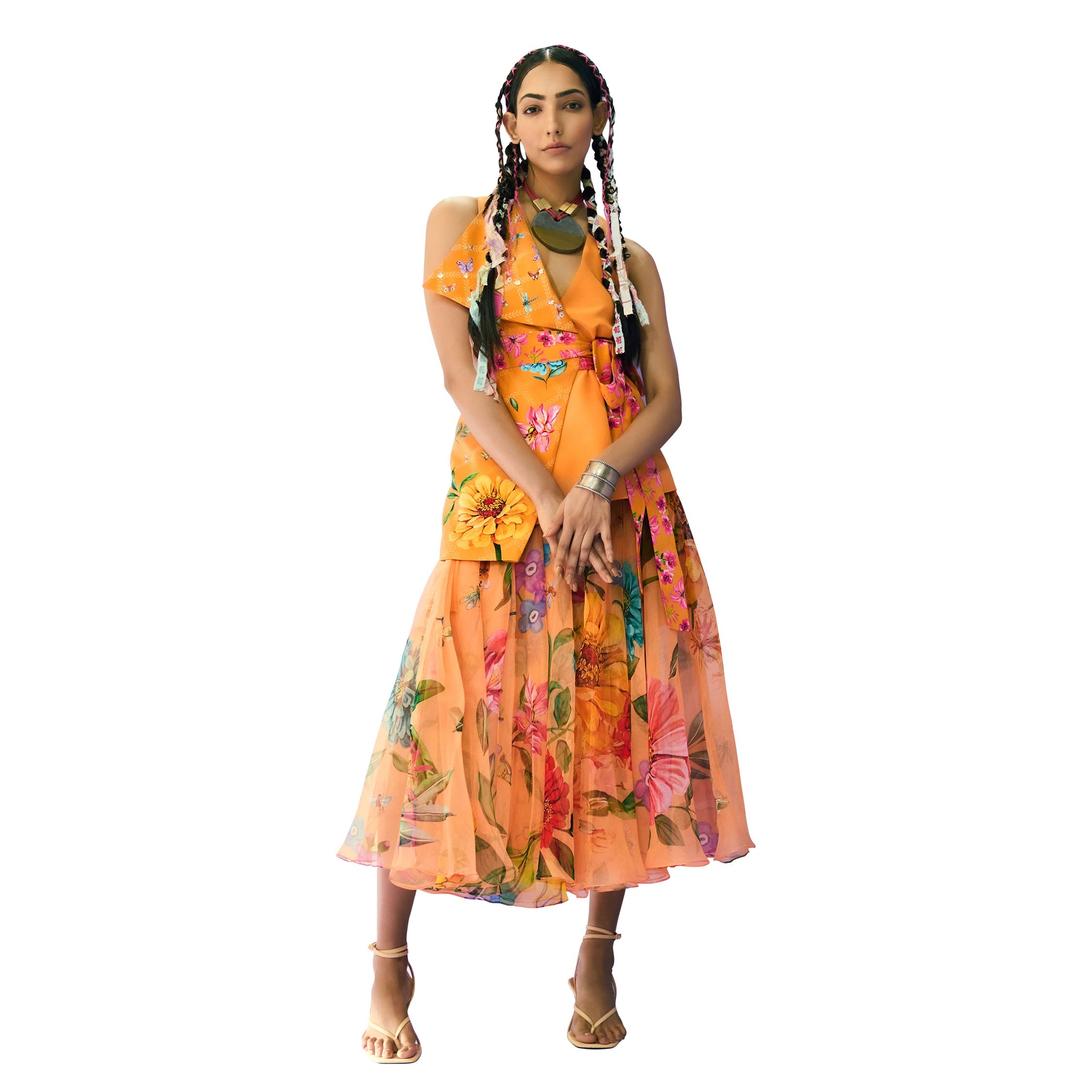 Layered Organza Skirt