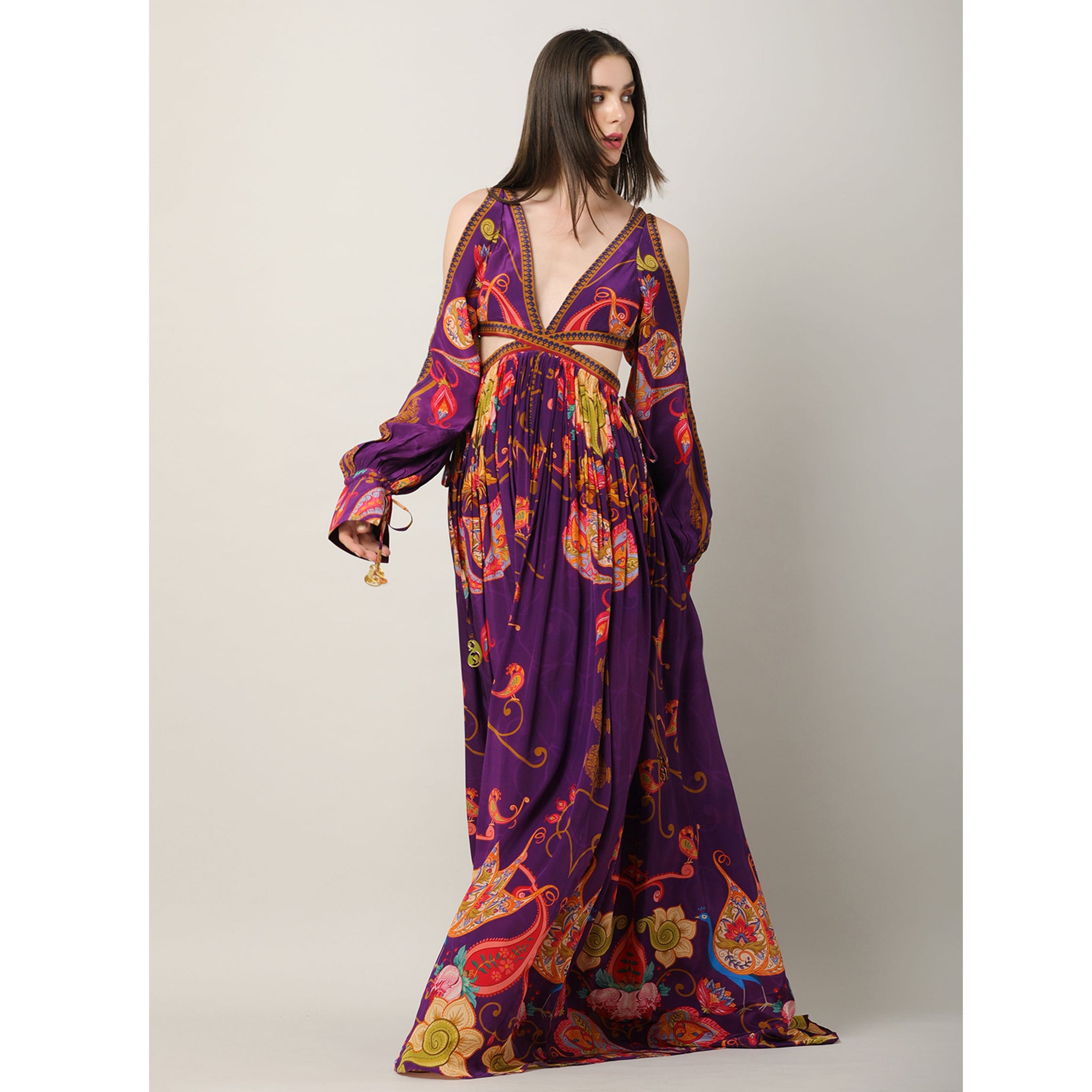 Embroidered Maxi Dress