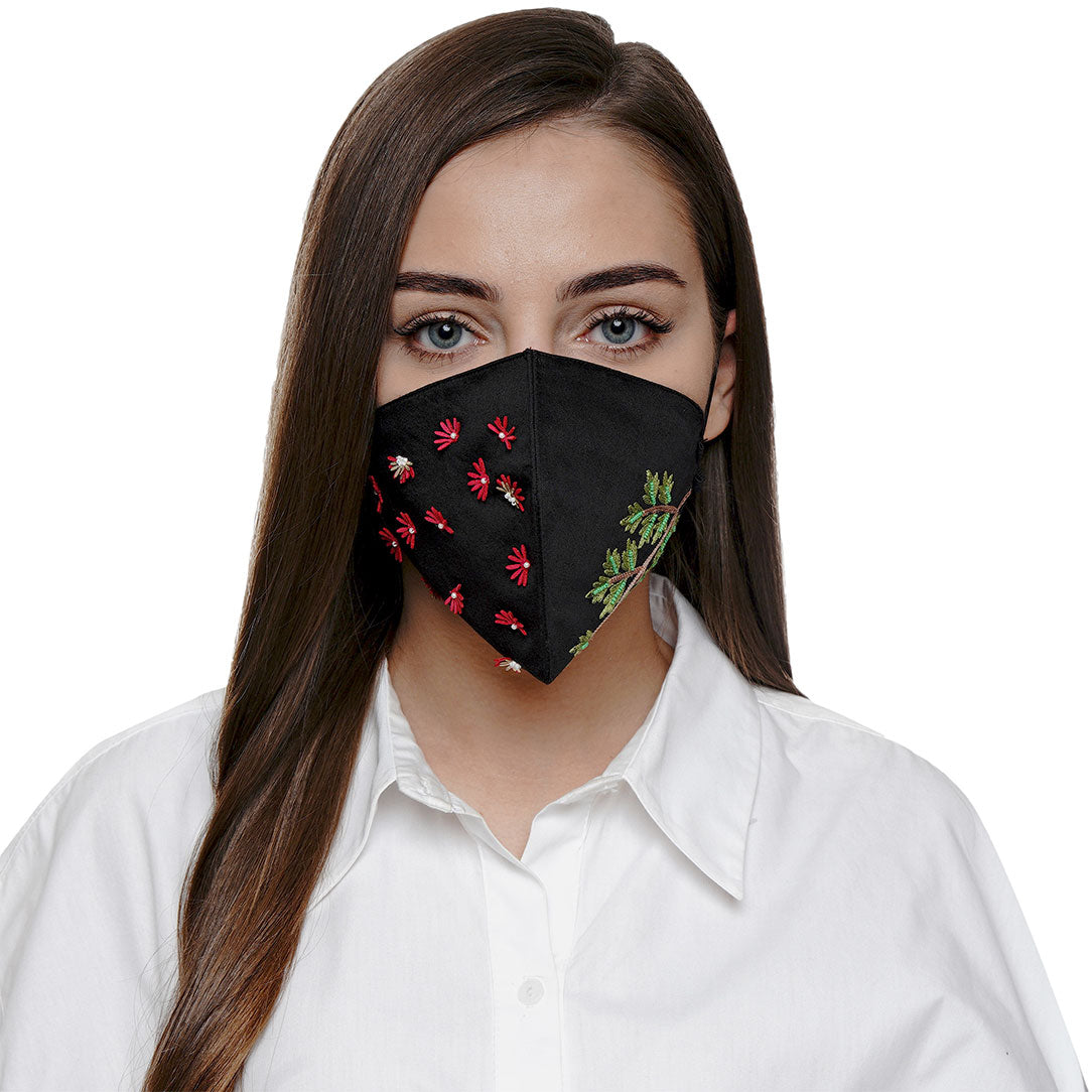 Bellini Embroidered Mask