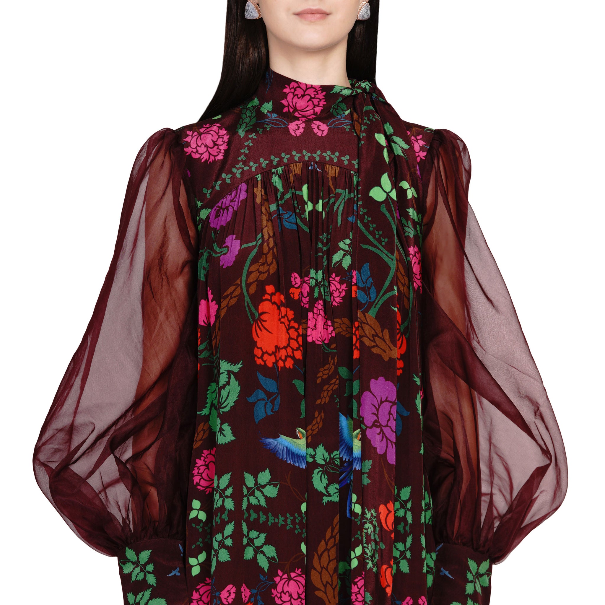 Embroidered Maxi Dress
