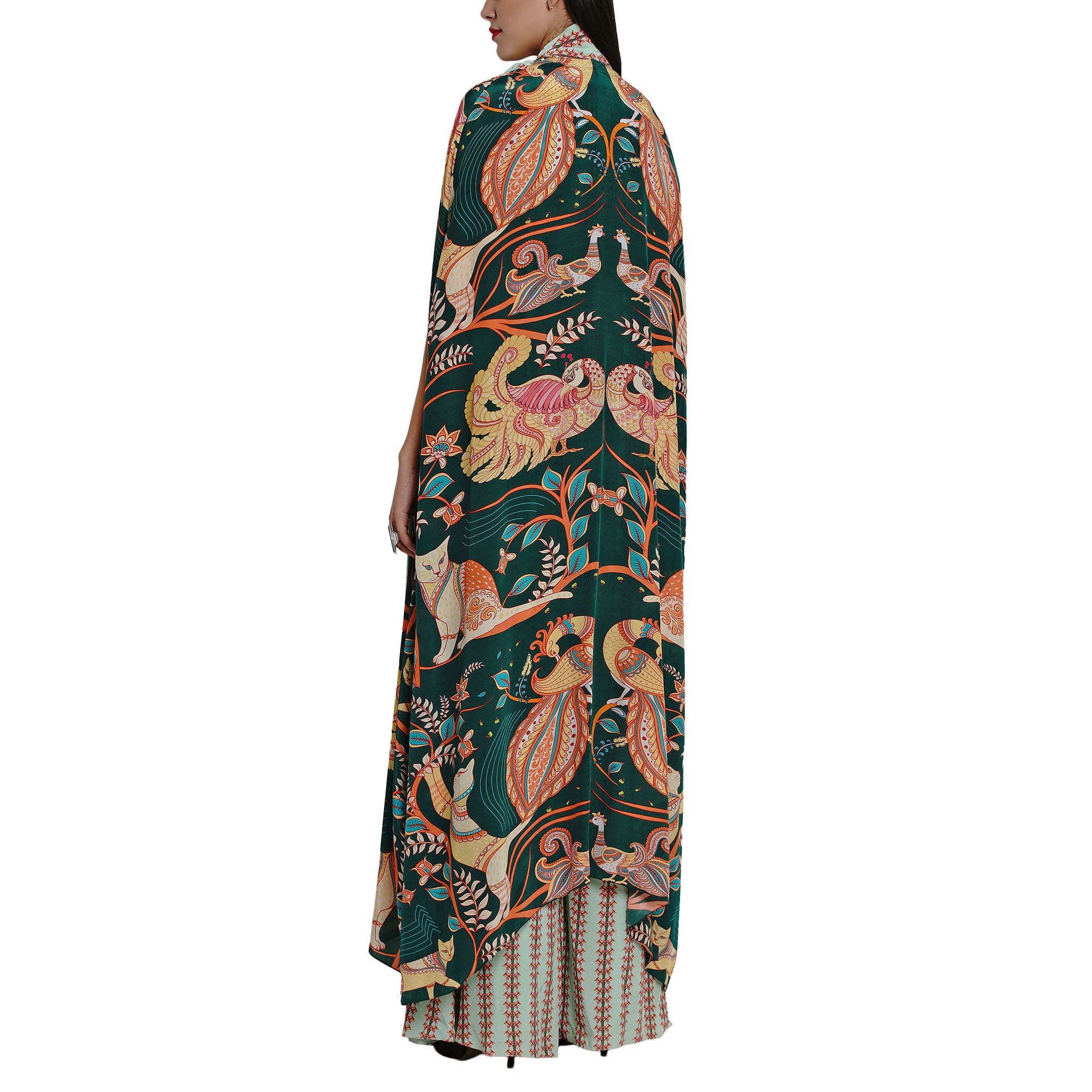 Embroidered Cape