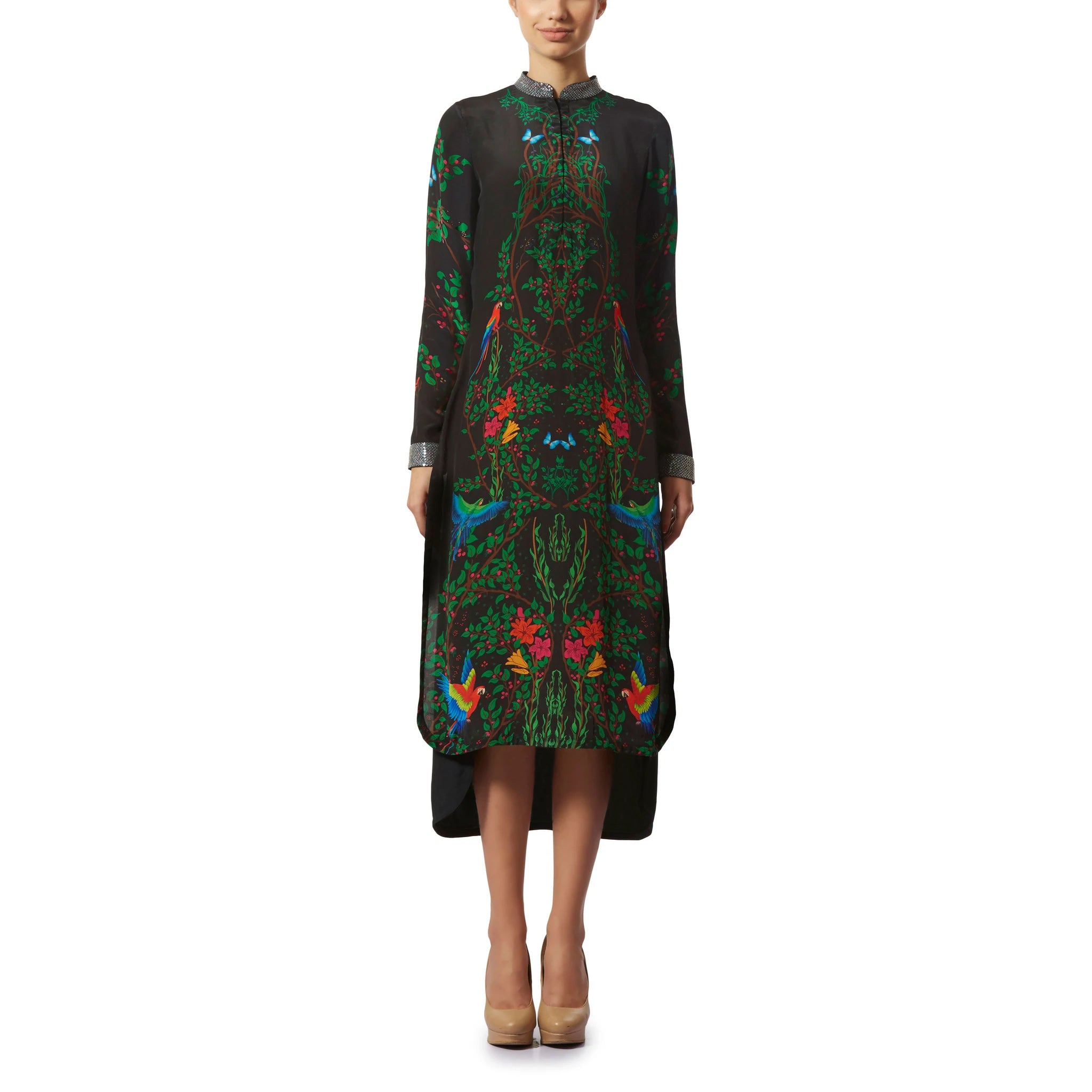 Embroidered High Low Tunic